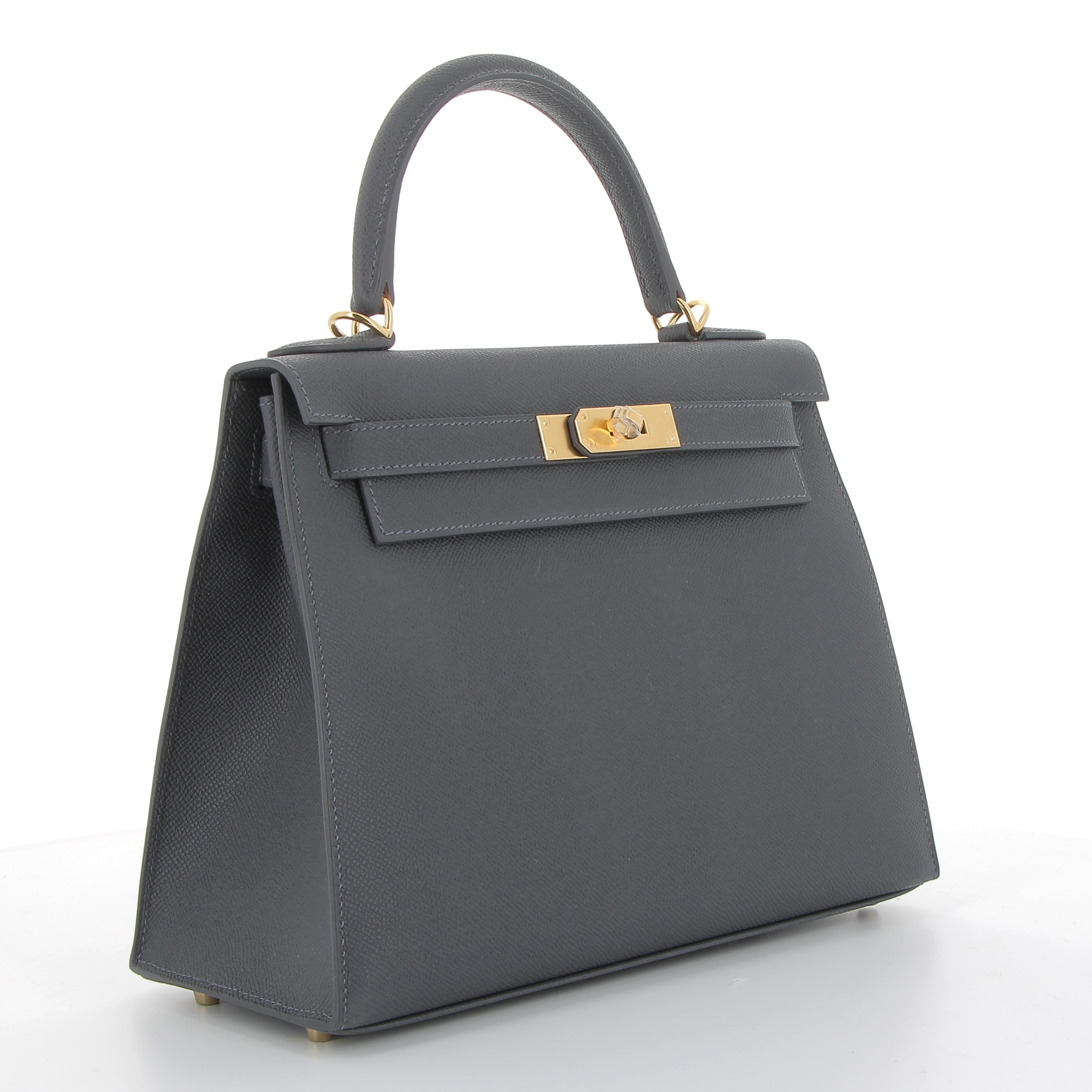 Hermès Kelly 28cm in Ardoise Epsom Leather with Gold Hardware