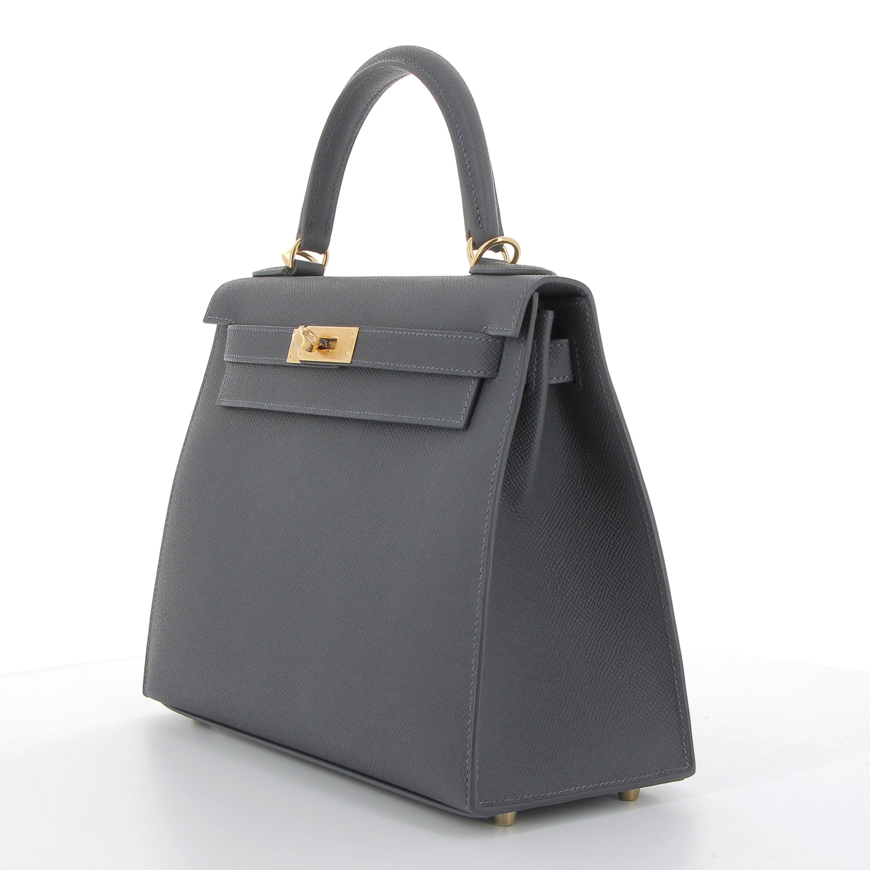 Hermès Kelly 28cm in Ardoise Epsom Leather with Gold Hardware
