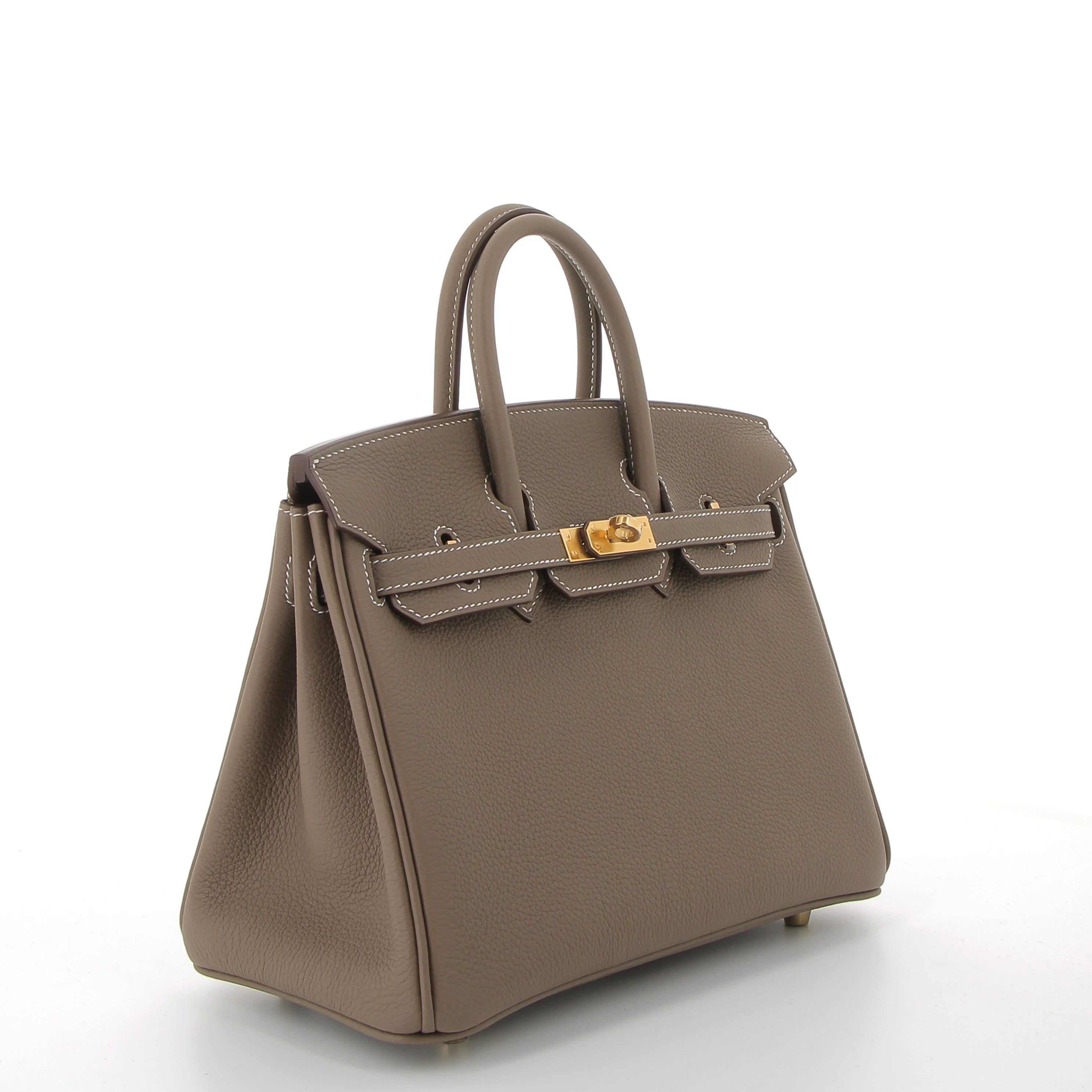 Hermès Birkin 25cm Etoupe Togo Leather with Gold Hardware