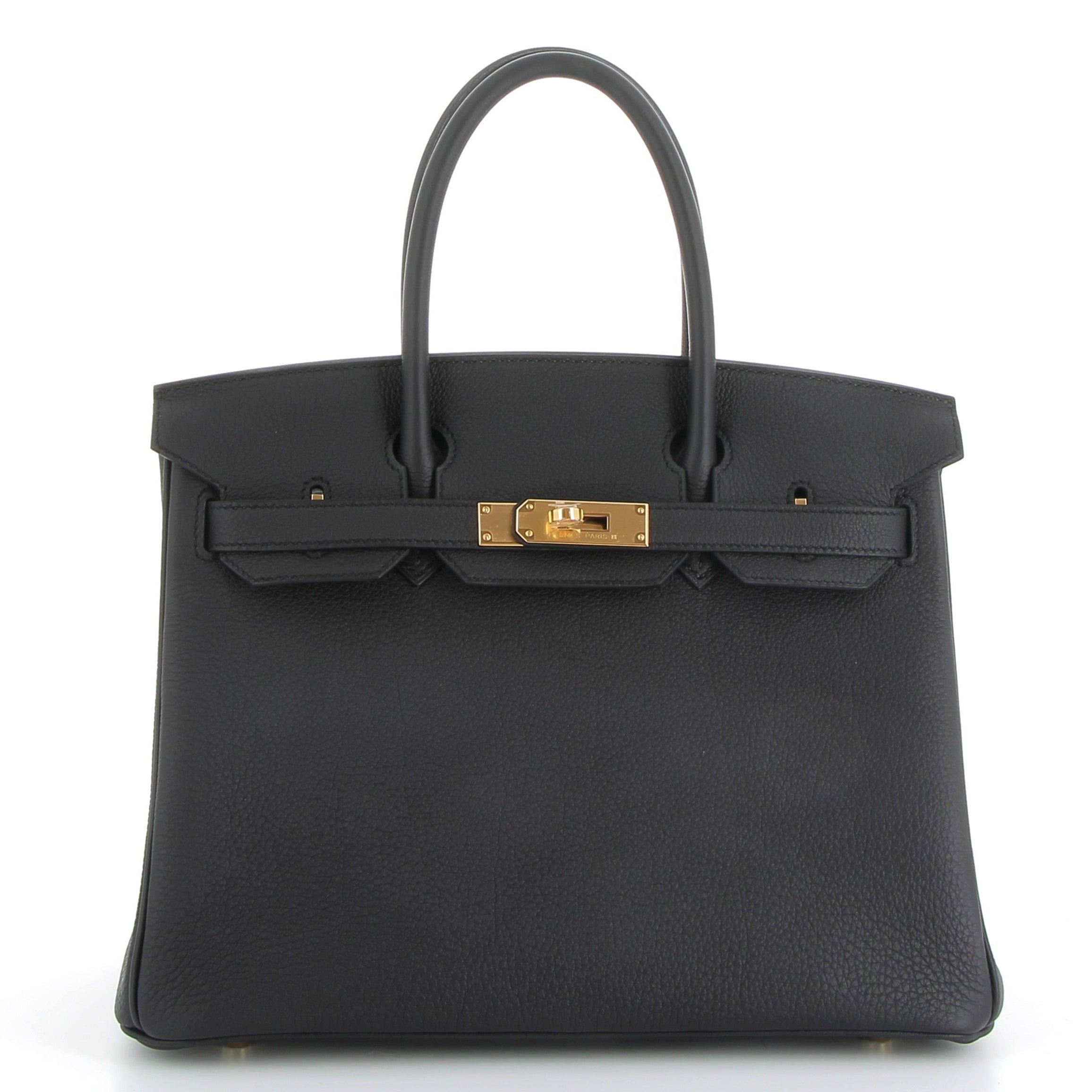 HERMES Birkin 25 Noir Togo Gold hardware (GHW)