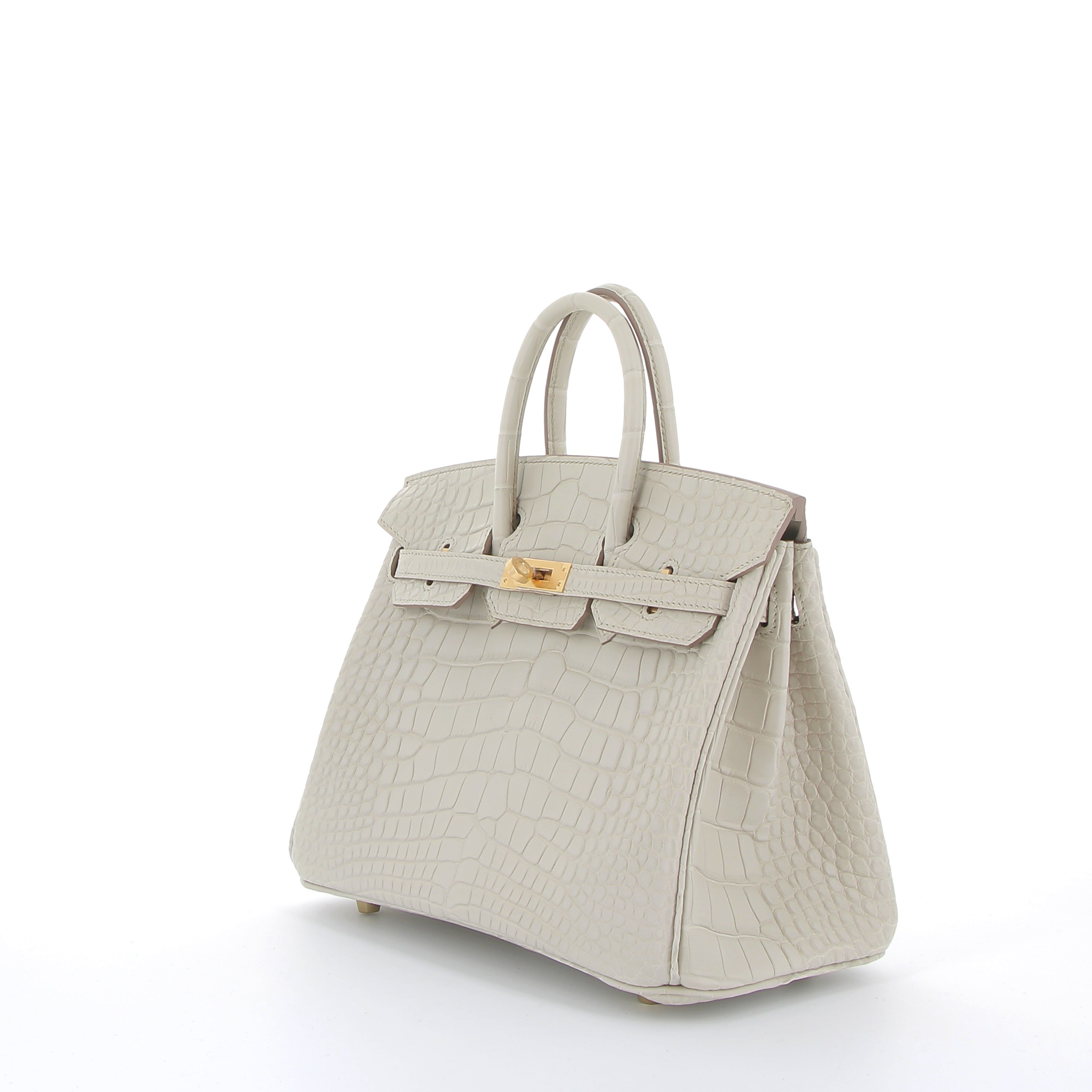 Hermès Birkin 25cm in Beton Crocodile