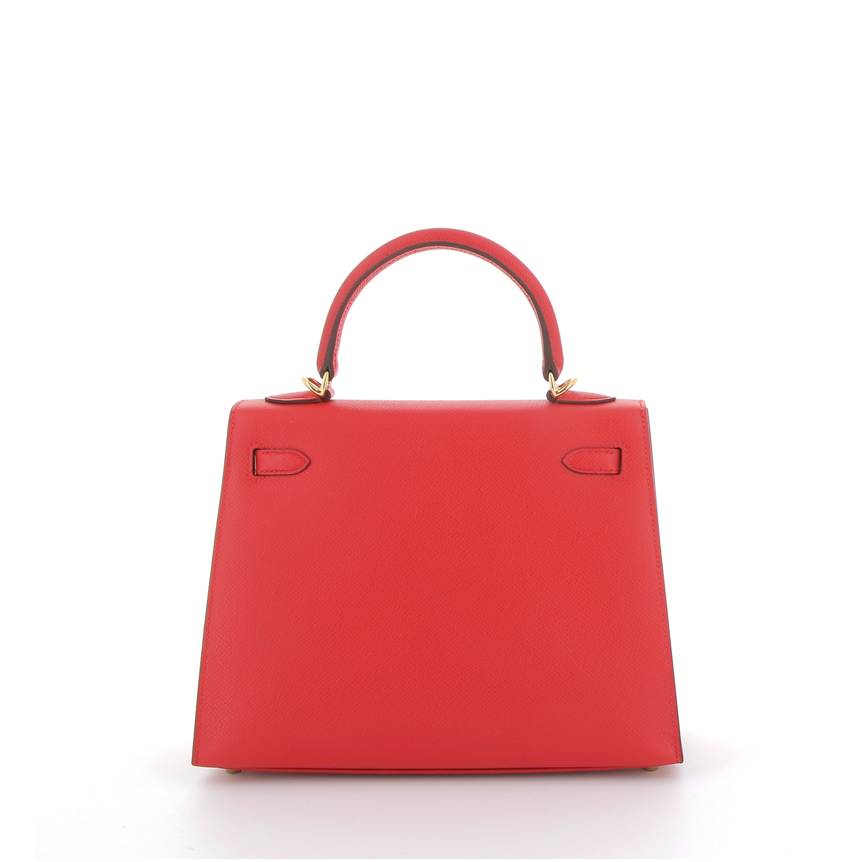 Hermes Kelly 25cm Rouge Radieux Epsom with Gold Hardware