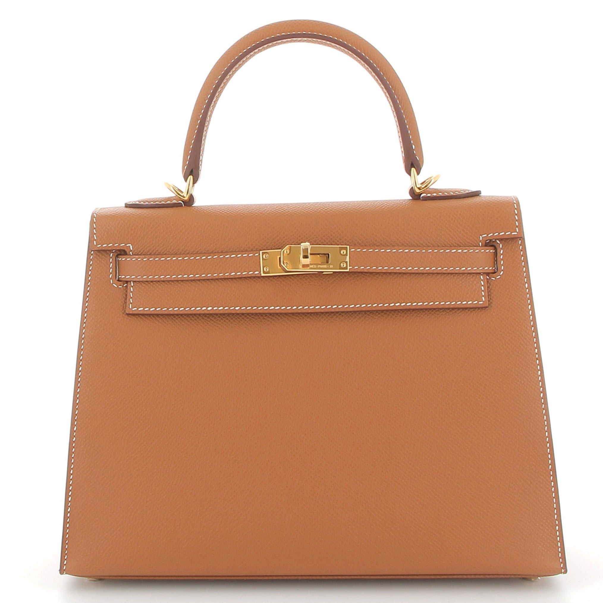 HERMÈS Kelly 25 Gold Epsom Gold Hardware