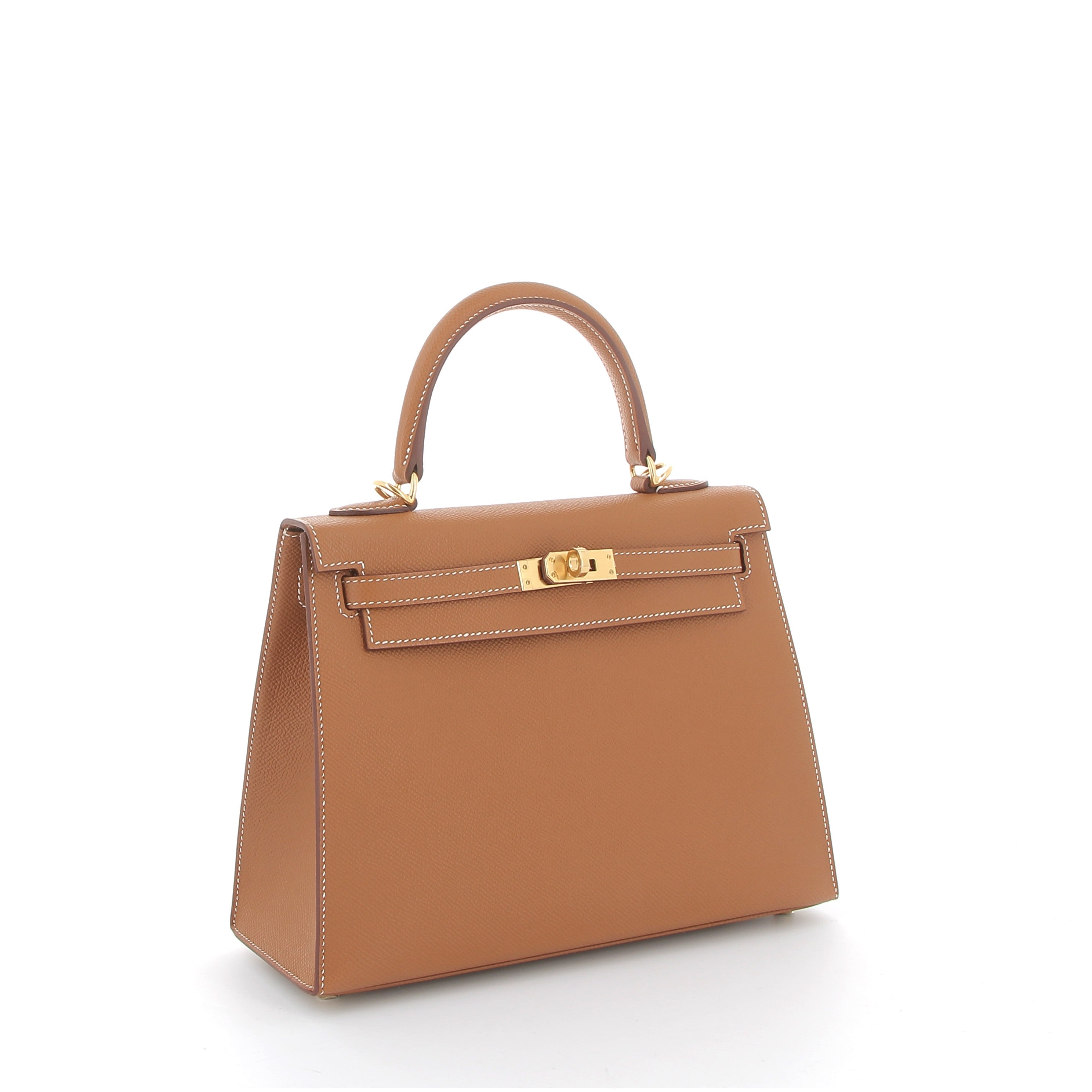 HERMÈS Kelly 25 Gold Epsom Gold Hardware