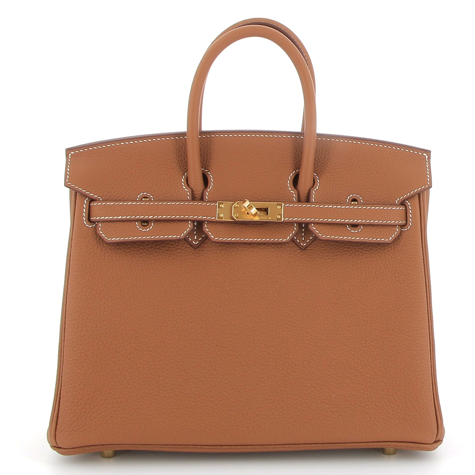 HERMÈS Birkin 25 Gold Togo Gold Hardware (GHW)