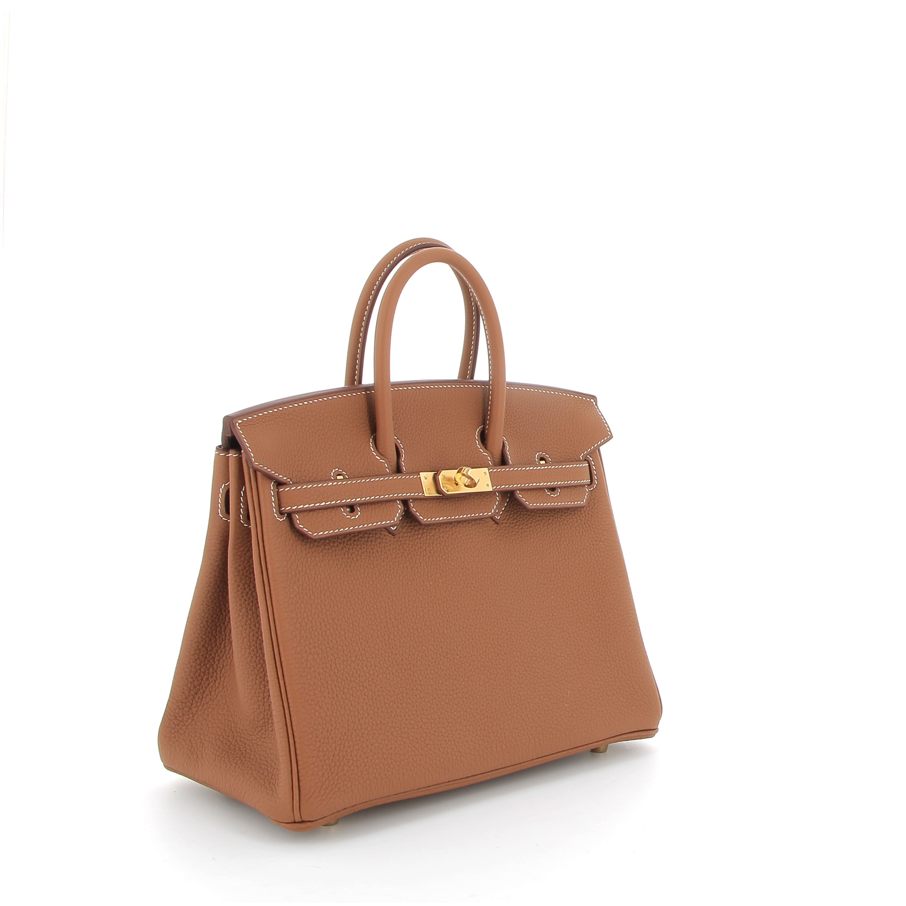 HERMÈS Birkin 25 Gold Togo Gold Hardware (GHW)