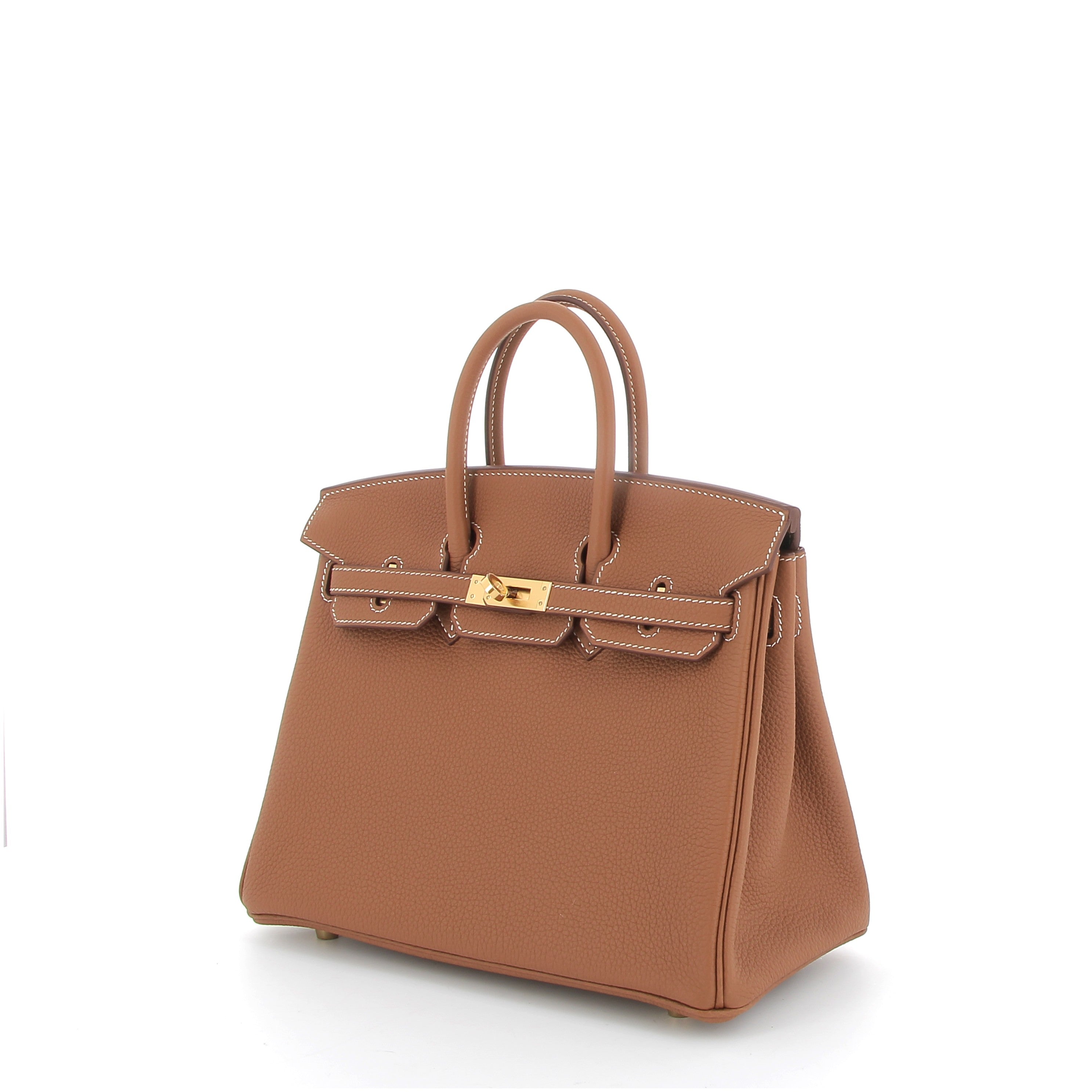 HERMÈS Birkin 25 Gold Togo Gold Hardware (GHW)