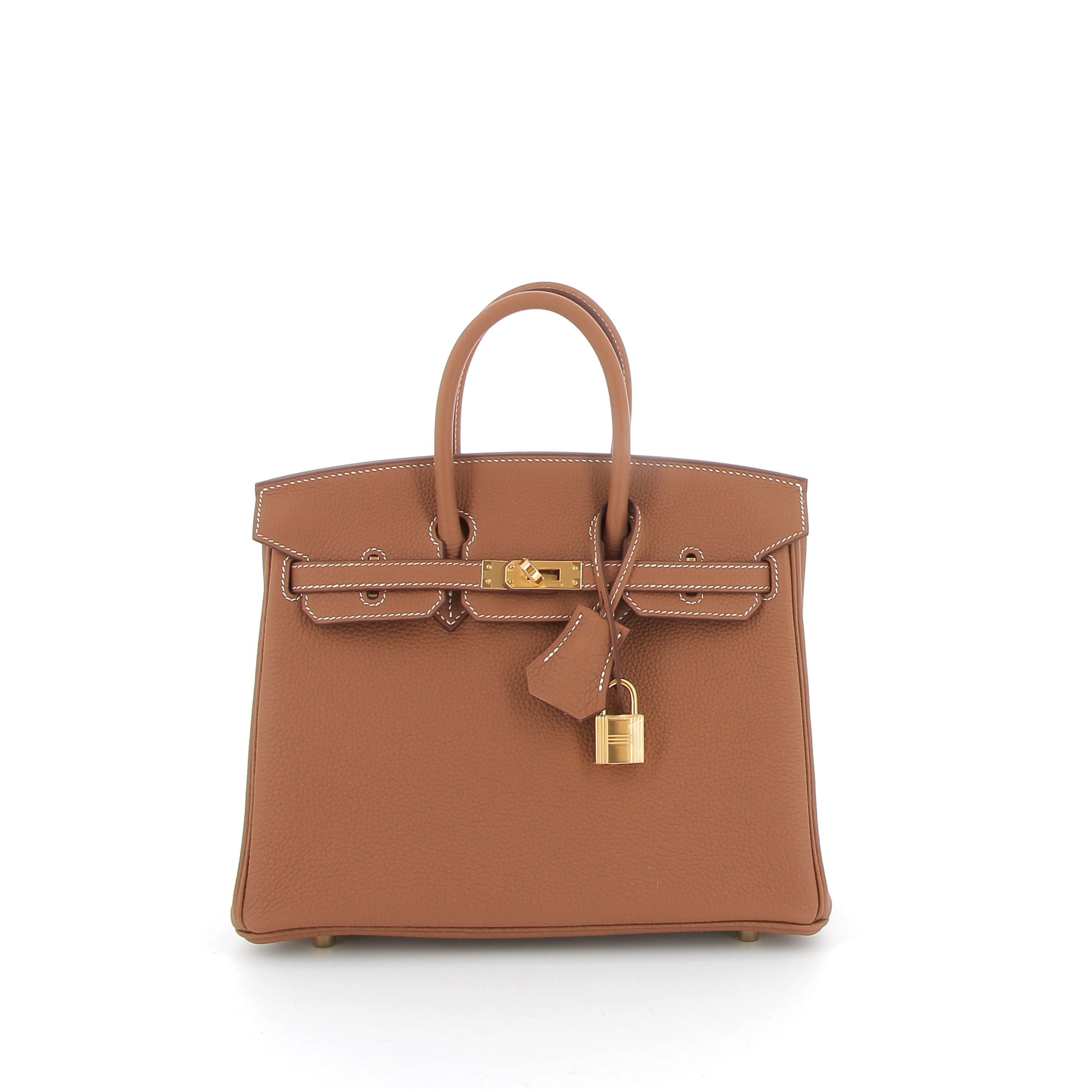 HERMÈS Birkin 25 Gold Togo Gold Hardware (GHW)