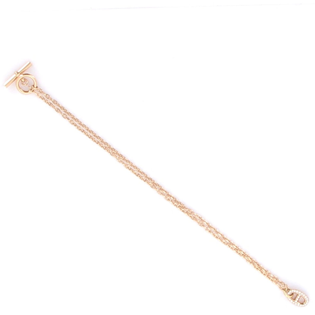 Farandole pendant in rose gold set with diamonds