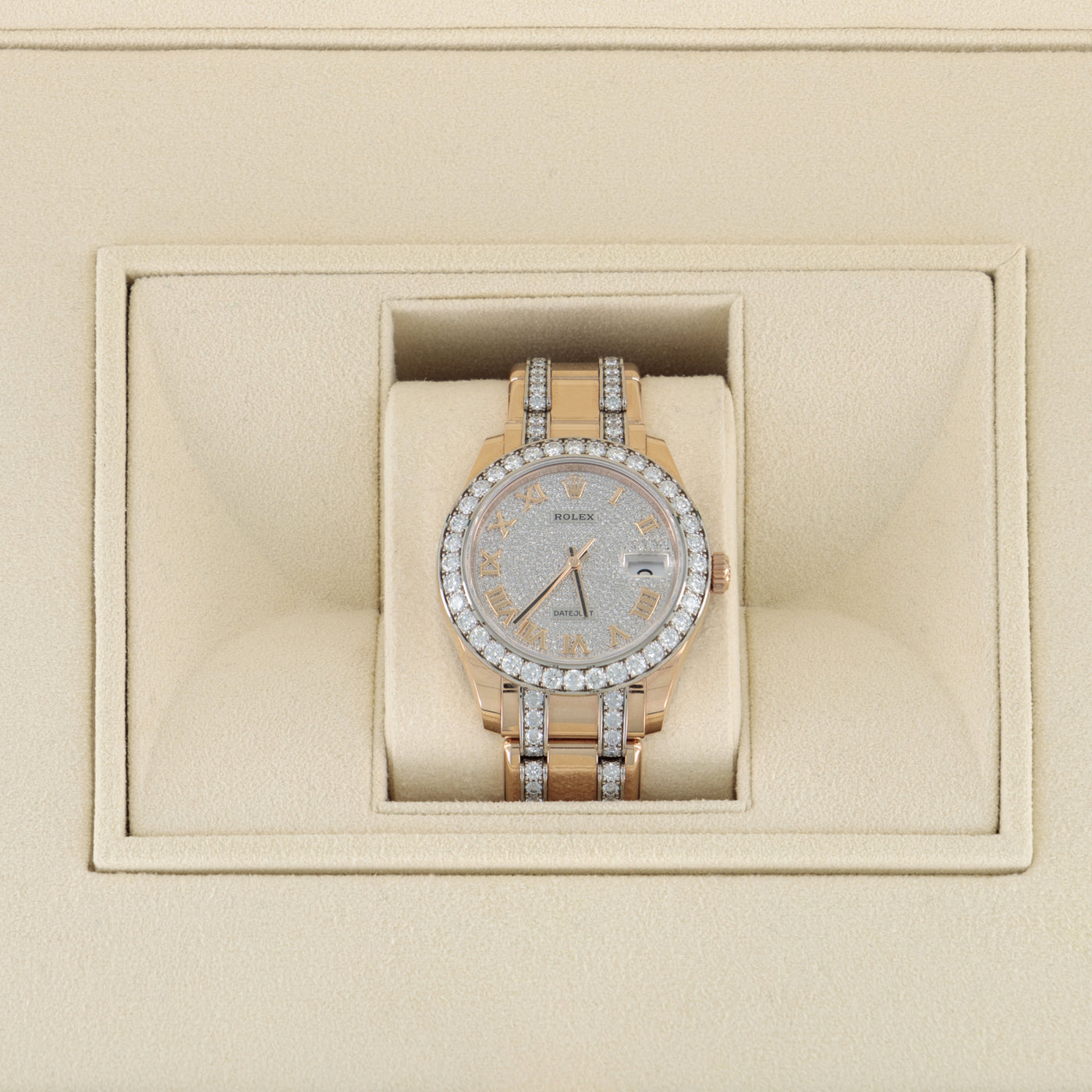 ROLEX Datejust Pearlmaster Rose Gold Diamond