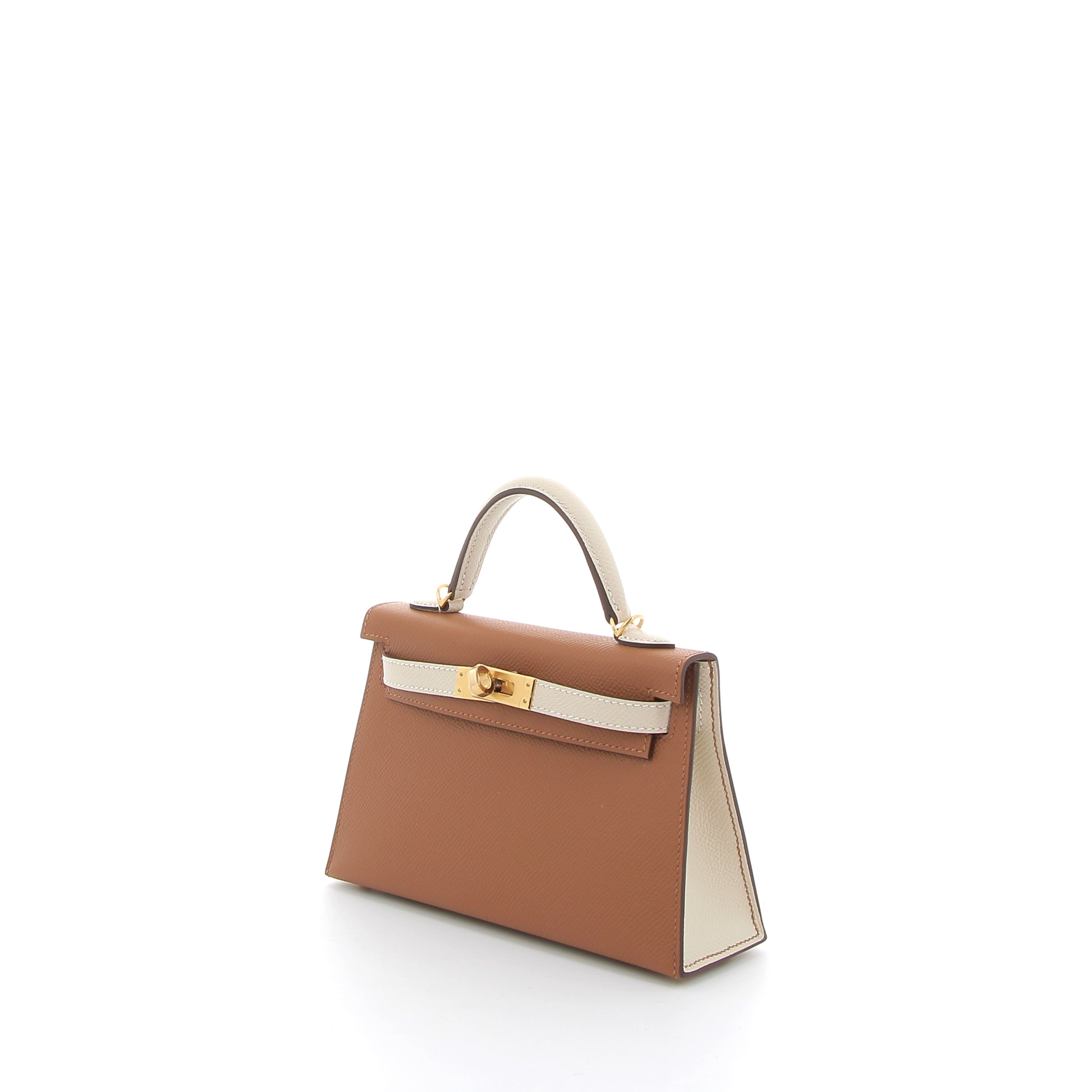 HERMÈS Kelly HSS 20 Gold / Craie Epsom Gold Hardware