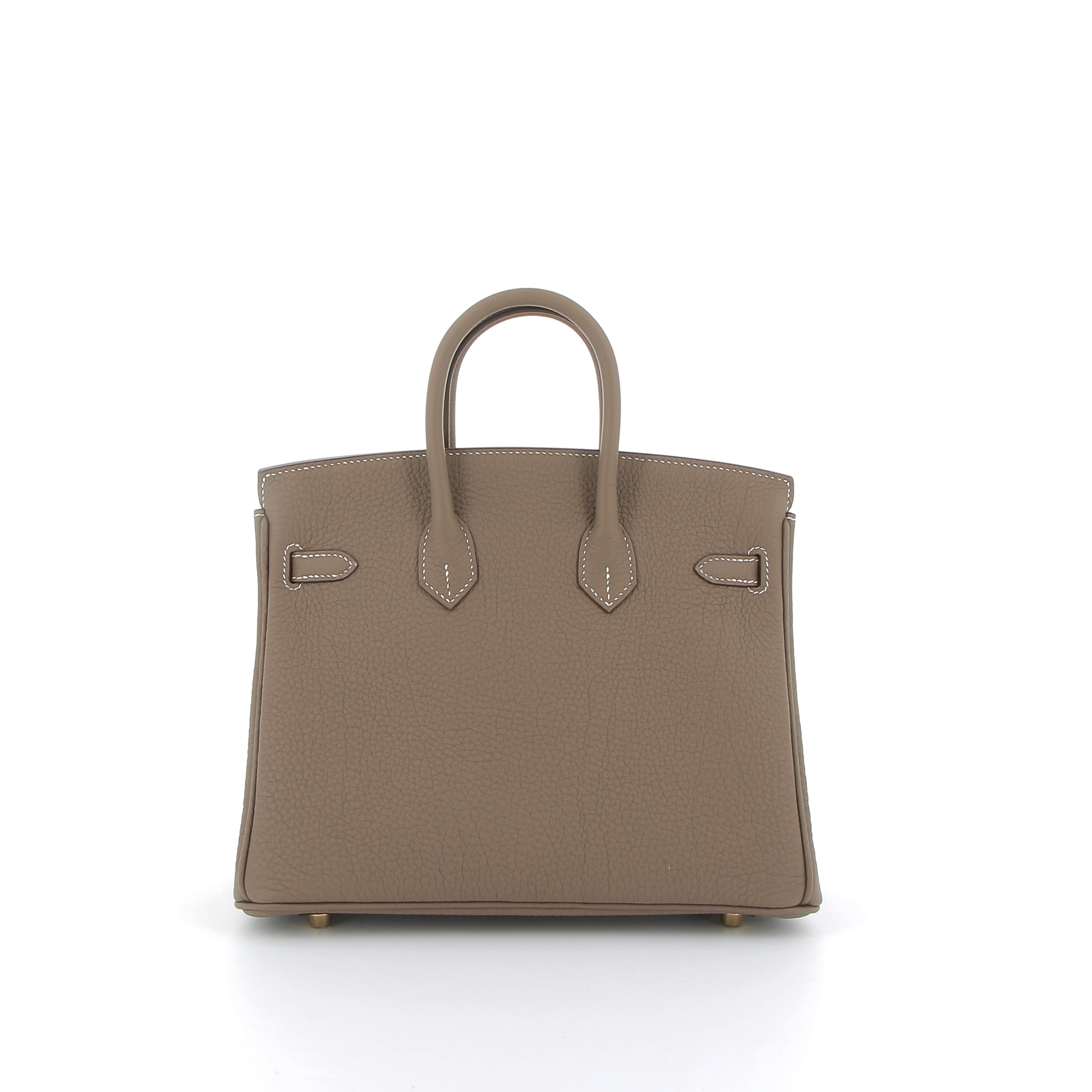 HERMES Birkin 25 Etoupe Togo Yellow Gold hardware