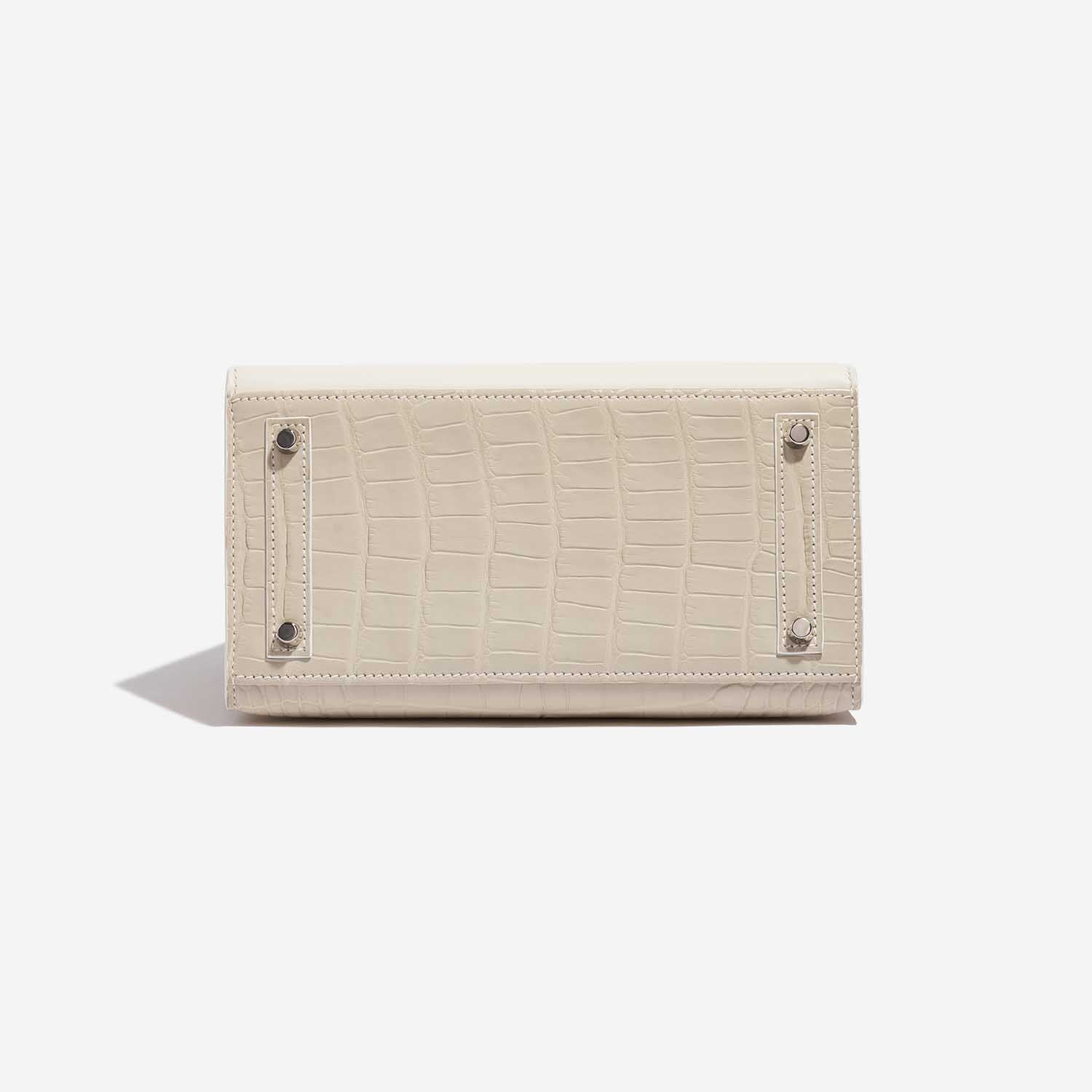 HERMÈS Birkin 20 Faubourg Alligator Mat / Togo / Epsom / Swift White / Beton / Orange H / Brume / Craie