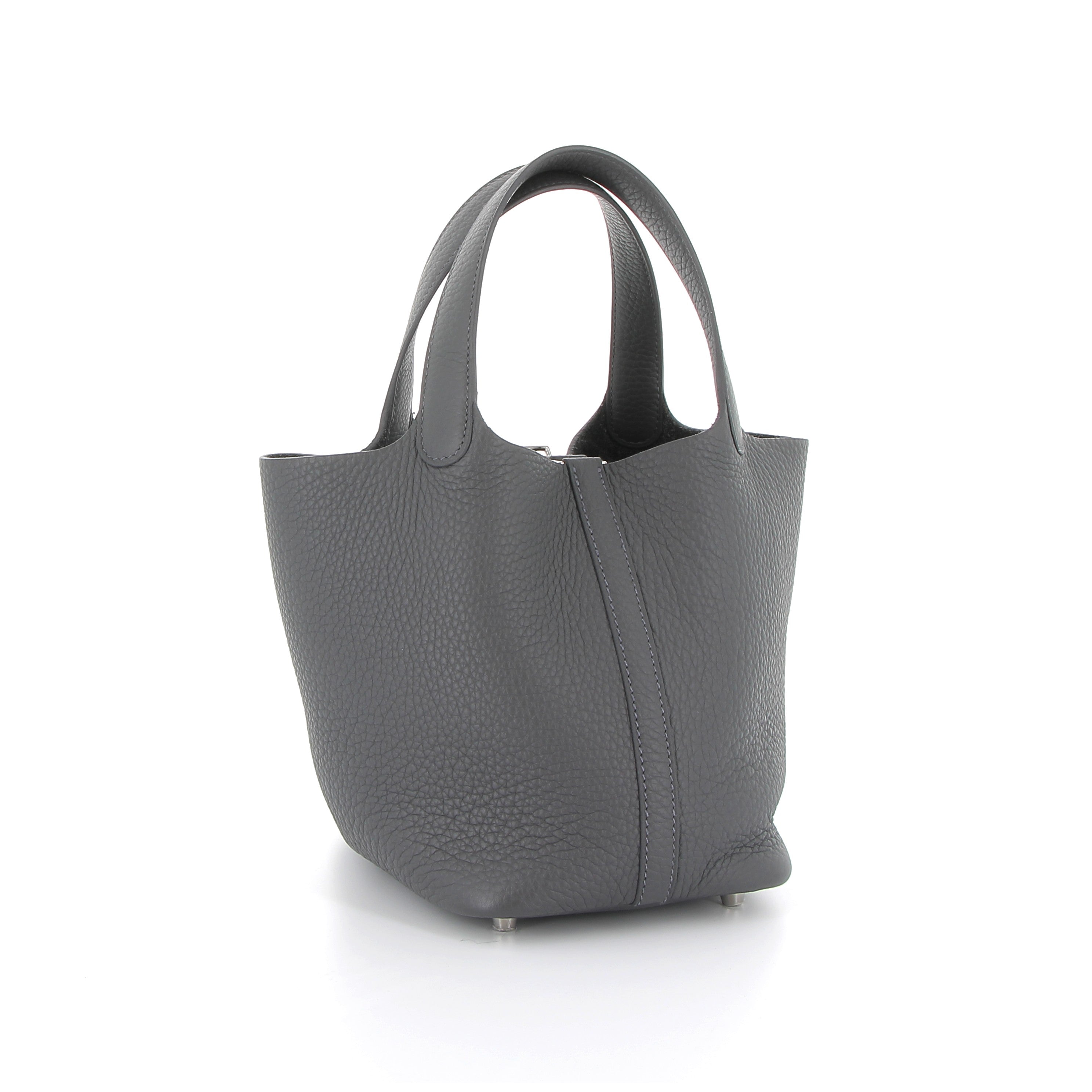 HERMES Picotin 18 Ardoise Taurillon Clemence Palladium hardware