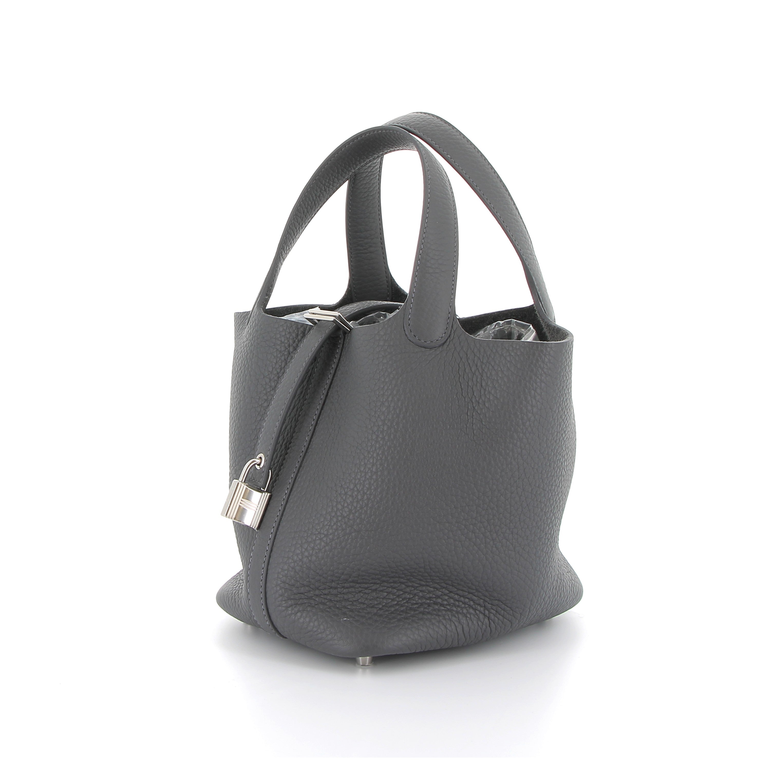 HERMES Picotin 18 Ardoise Taurillon Clemence Palladium hardware