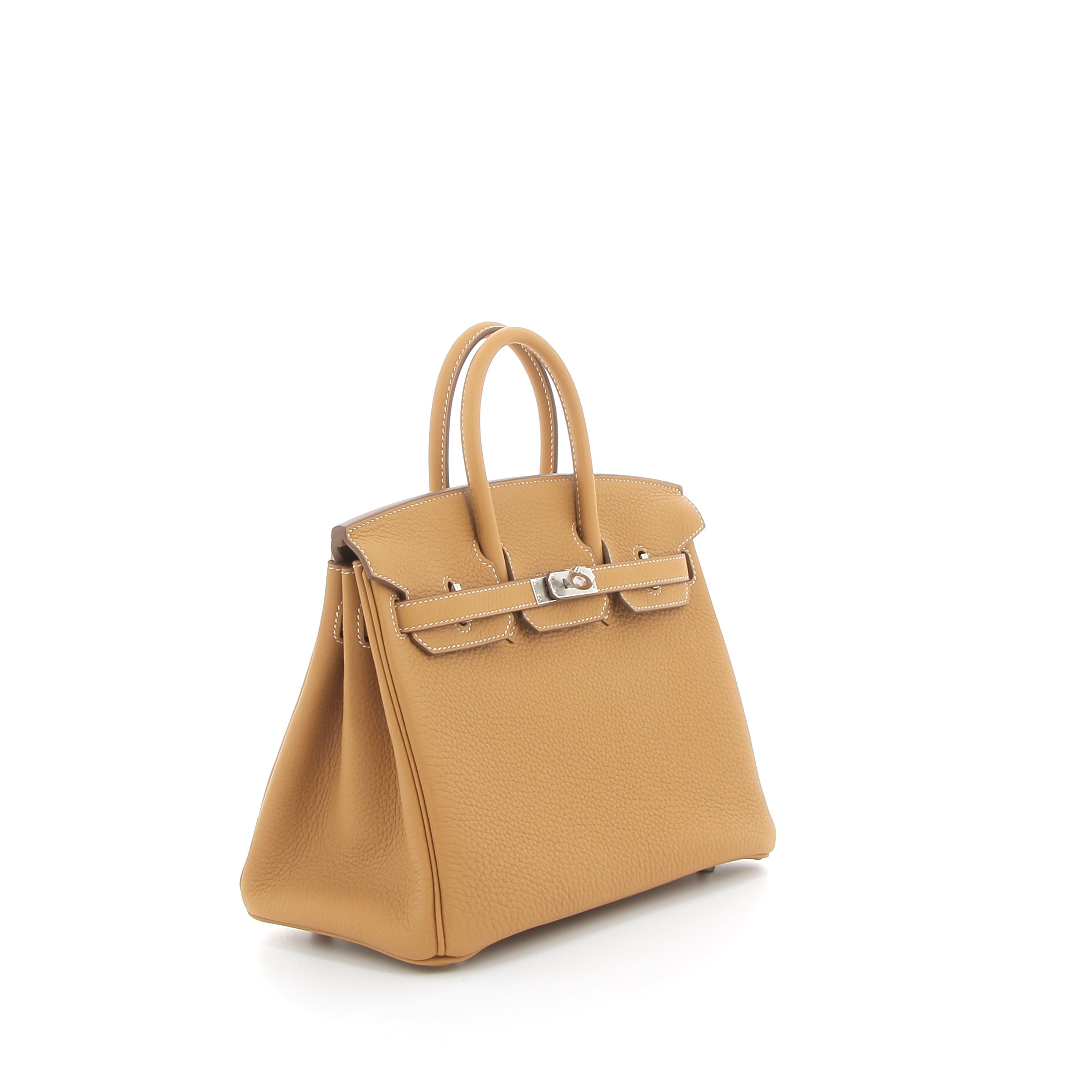Hermés Birkin 25cm Sable Togo Leather with Palladium Hardware