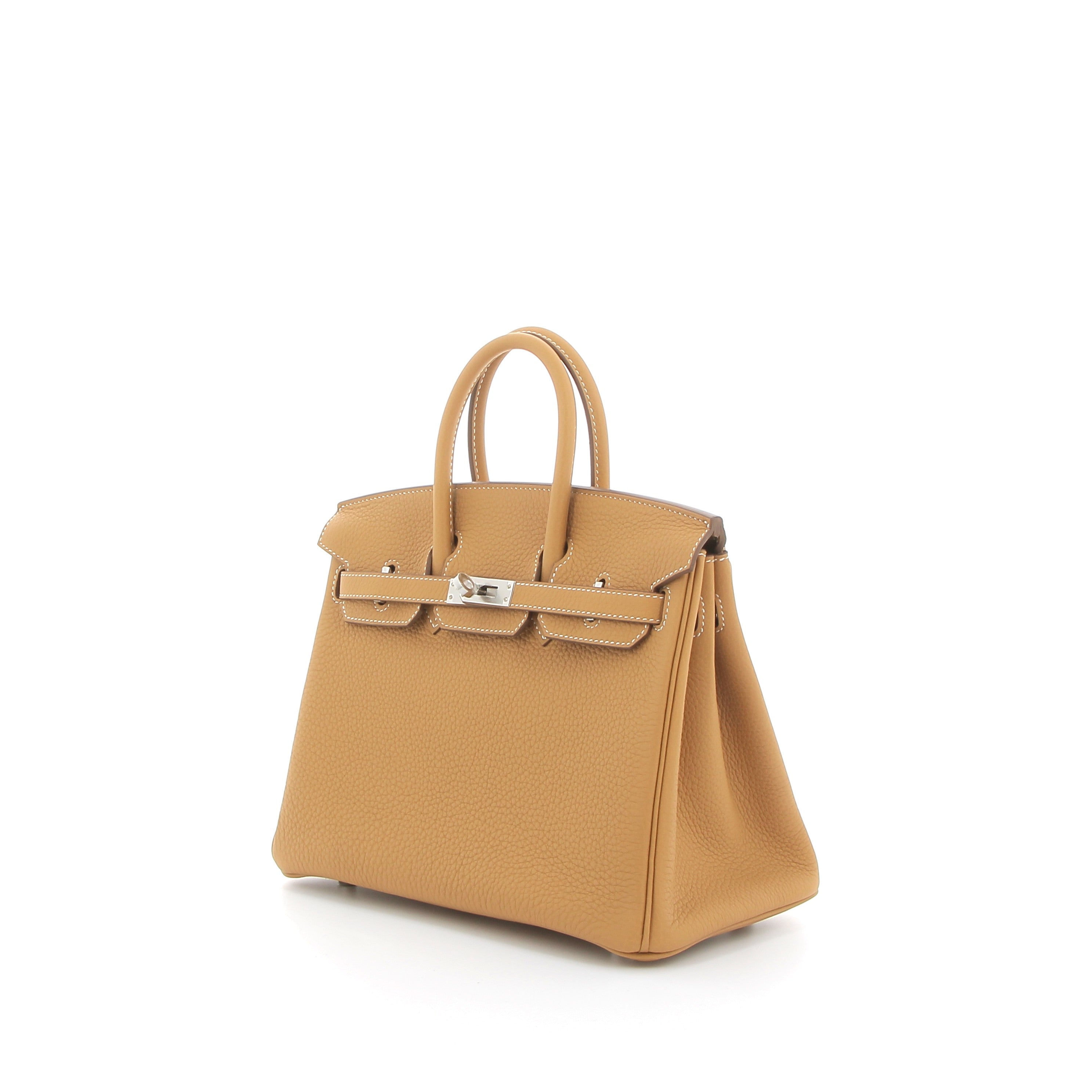 Hermés Birkin 25cm Sable Togo Leather with Palladium Hardware
