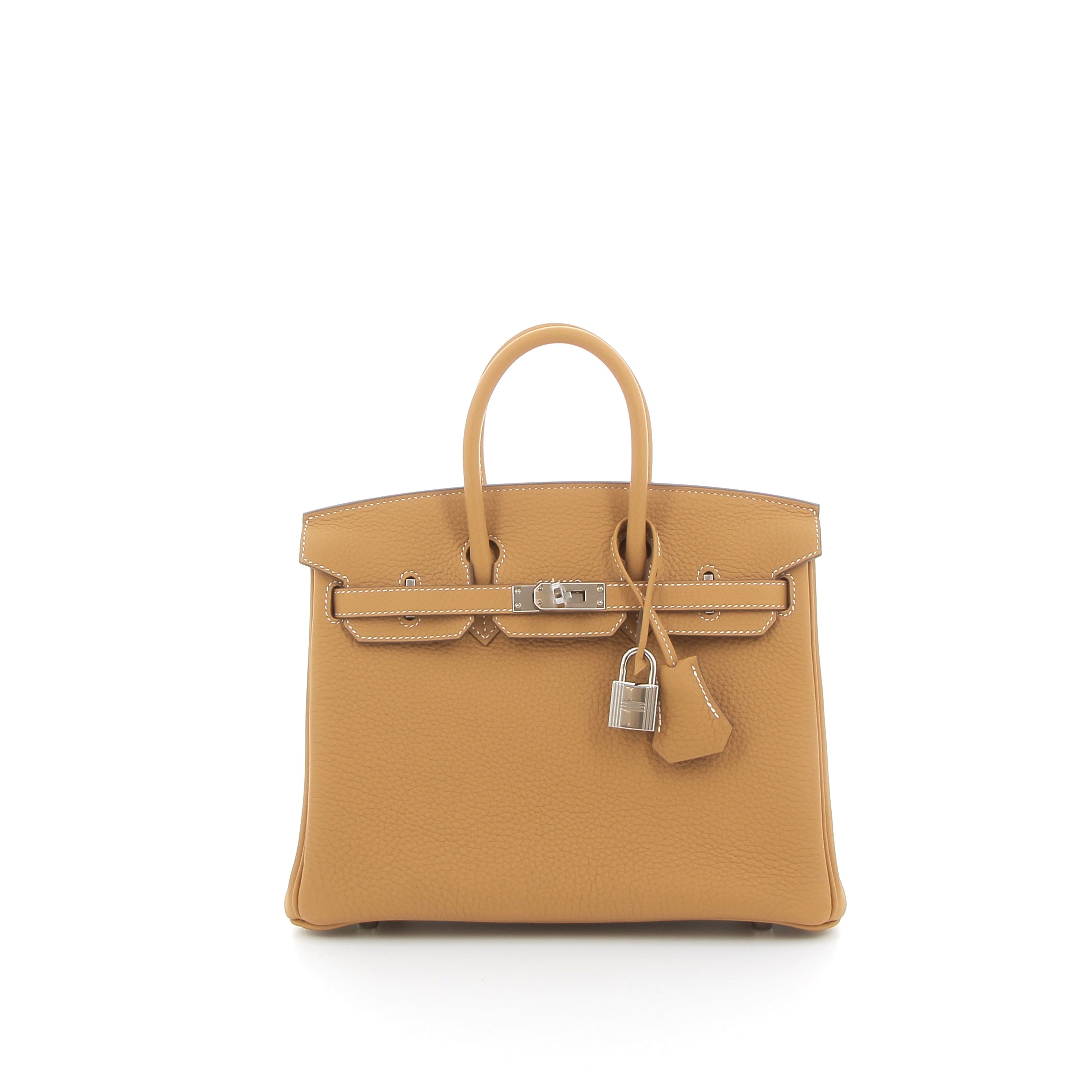 Hermés Birkin 25cm Sable Togo Leather with Palladium Hardware