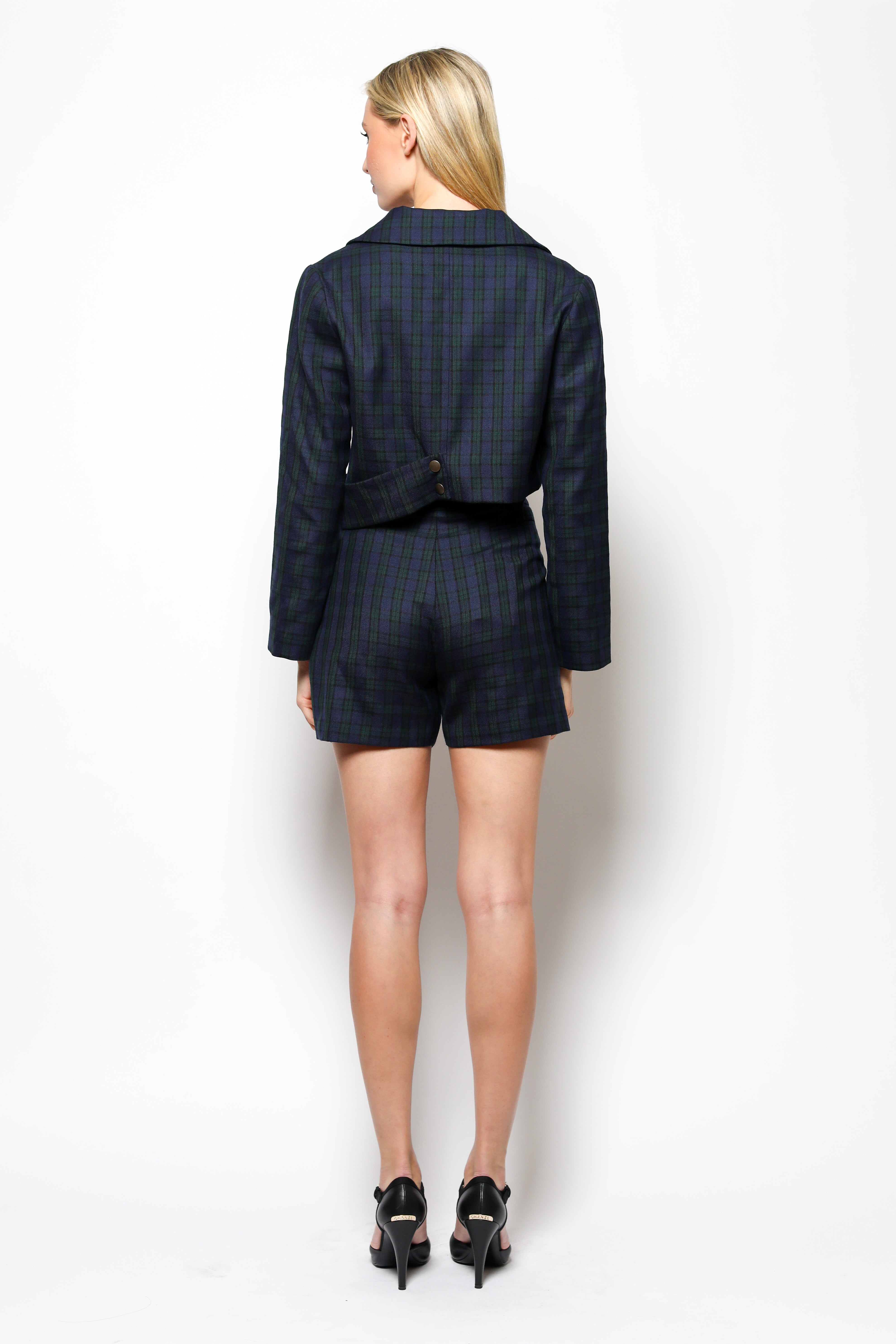 MAKARIAN Checked Jacket