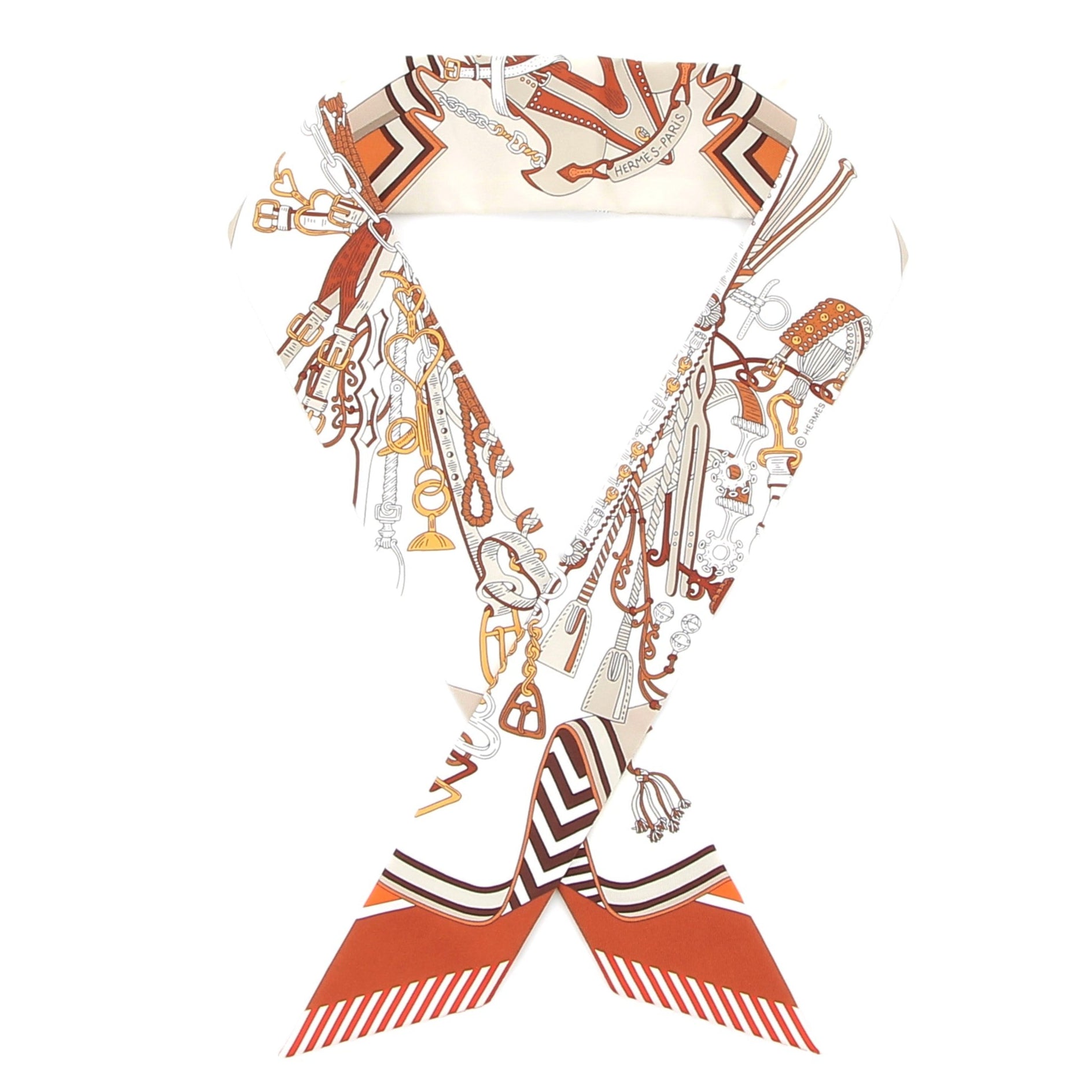 HERMÈS Twilly Mors à Jouet Terracotta