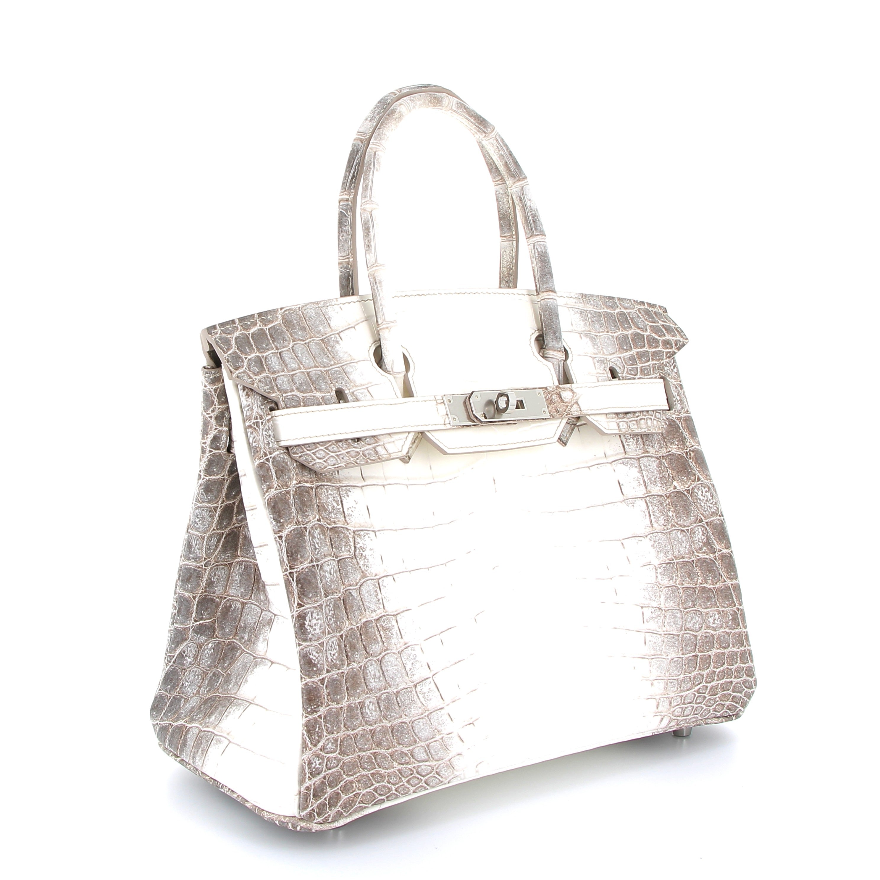 HERMES Birkin 30 Himalaya Crocodile Niloticus Palladium hardware
