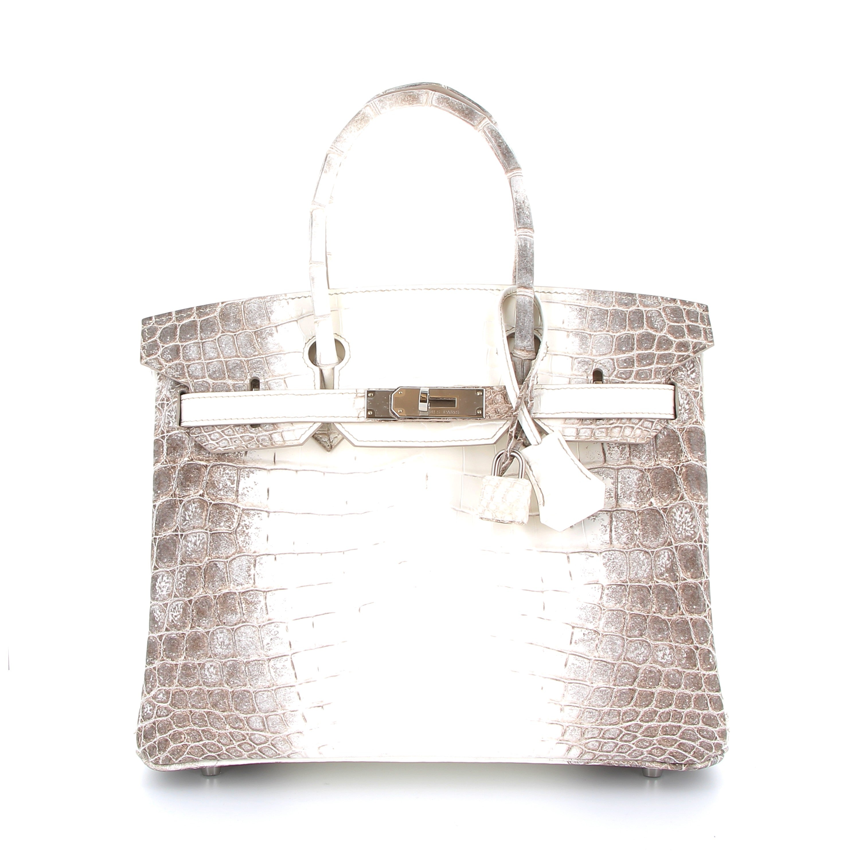 Hermes Birkin 30cm Himalayan Crocodile with Palladium Hardware
