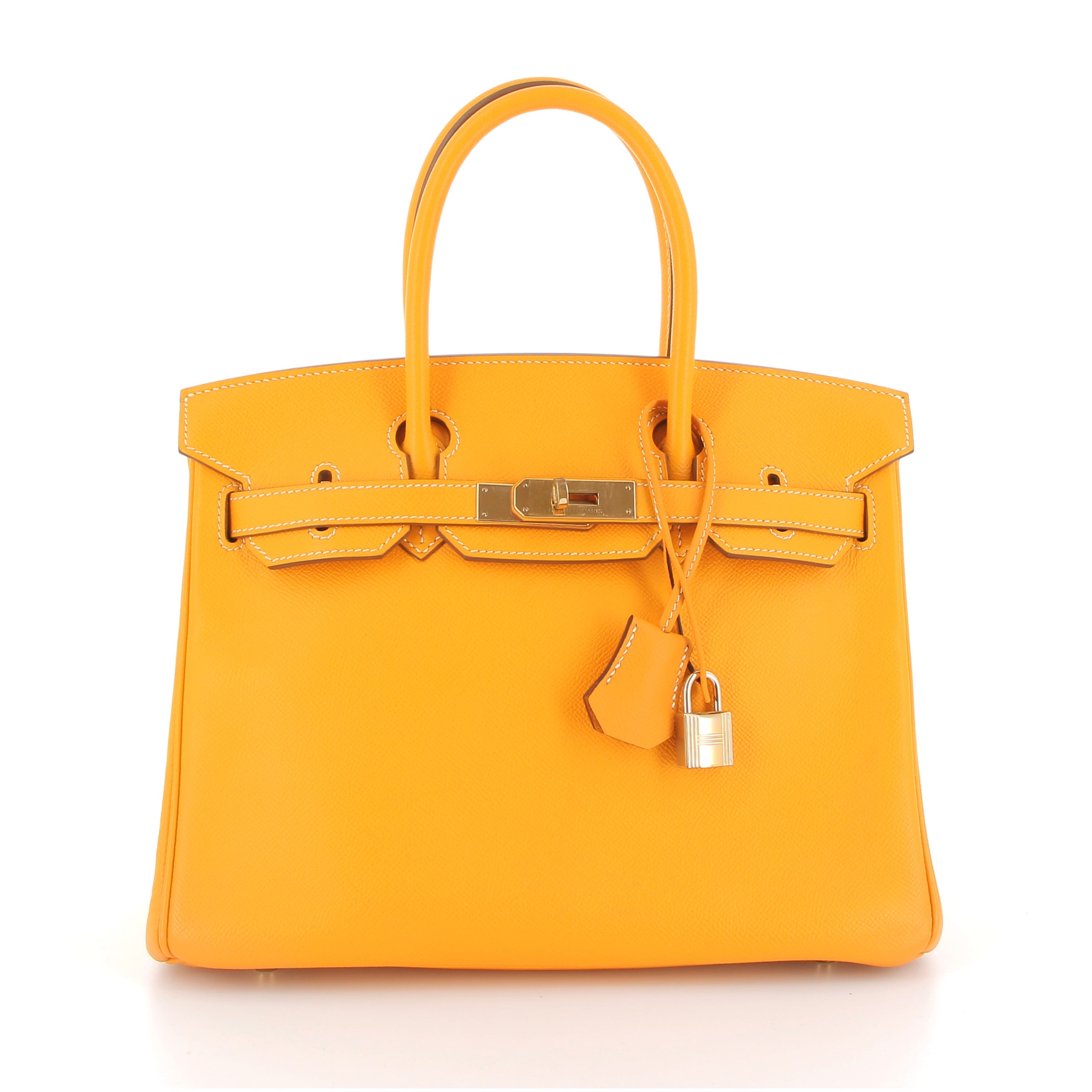HERMÈS Preowned Birkin 30 Soleil Epsom Gold Hardware (GHW)