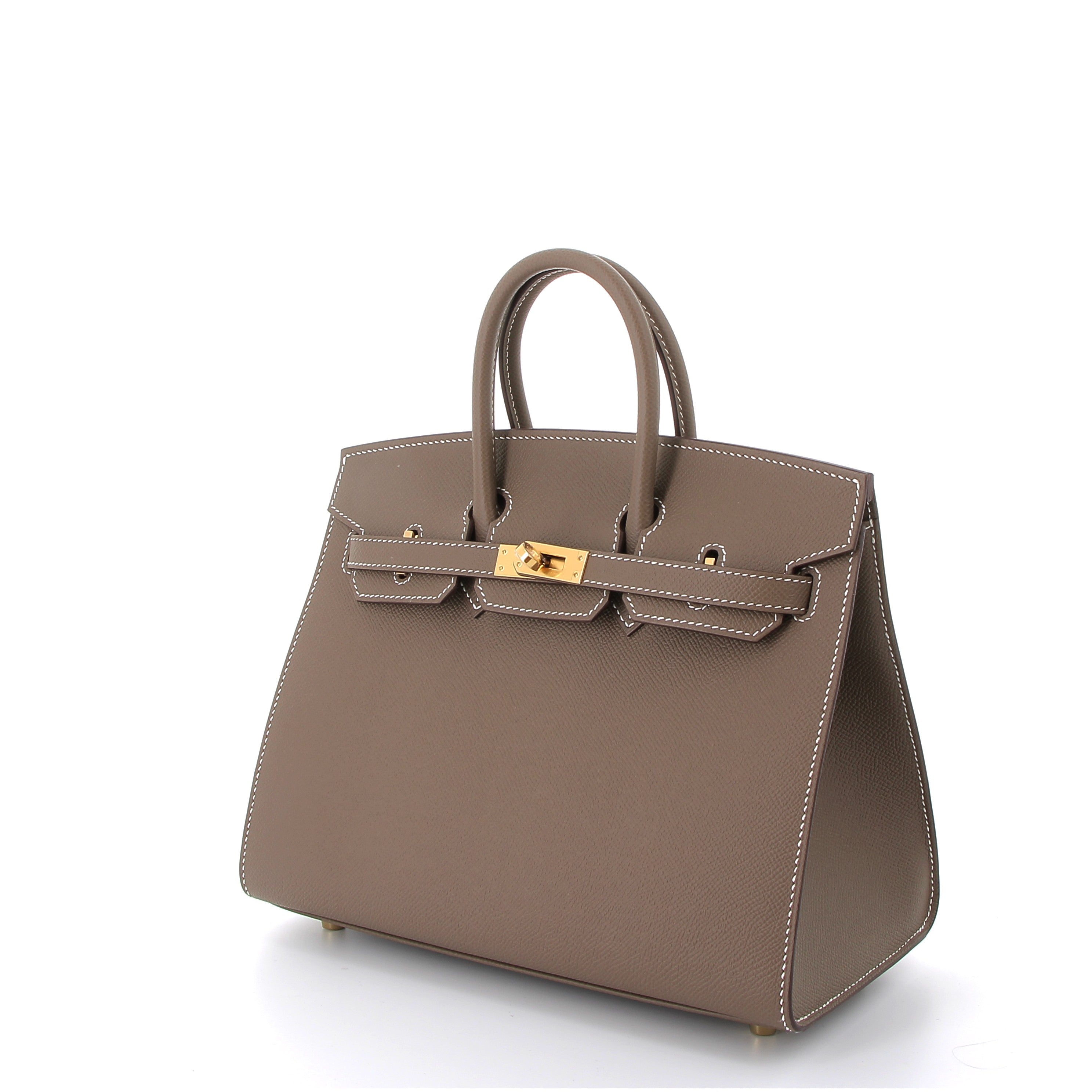 Hermès Birkin 25cm Etoupe Epsom Leather with Gold Hardware