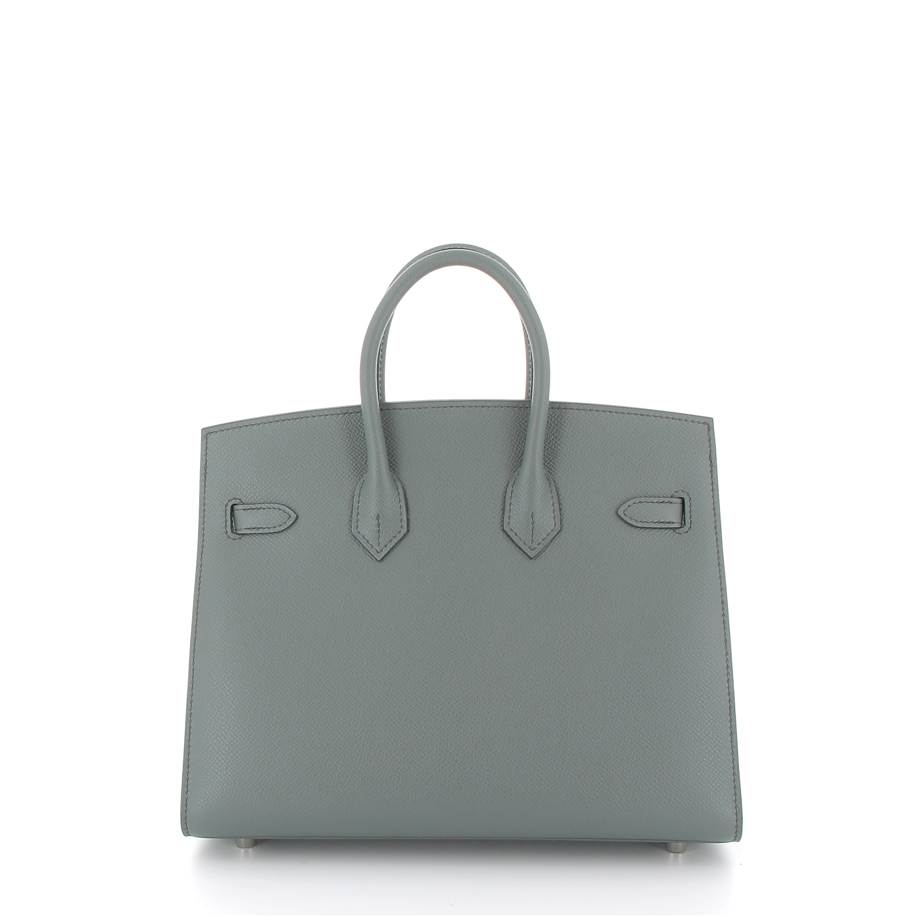 Hermes Birkin 25cm Vert Amande Epsom Leather with Palladium Hardware
