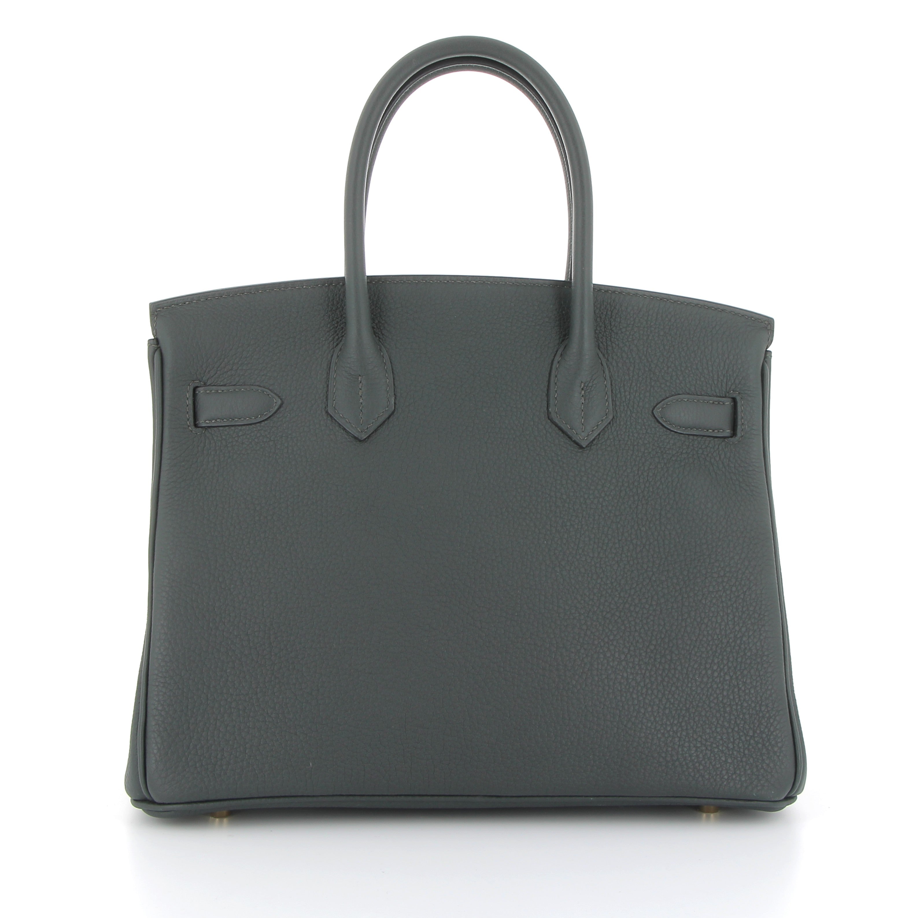 HERMÈS Birkin 30 Vert Fonce Togo Leather Gold Hardware