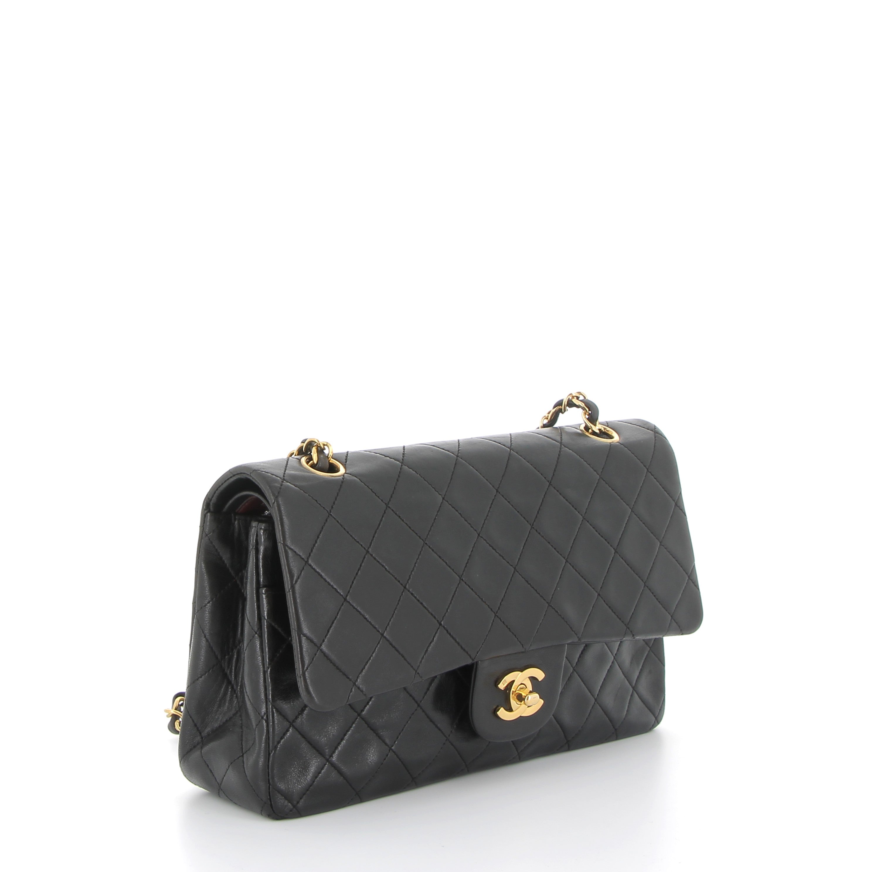 CHANEL Black Vintage Gold Hardware