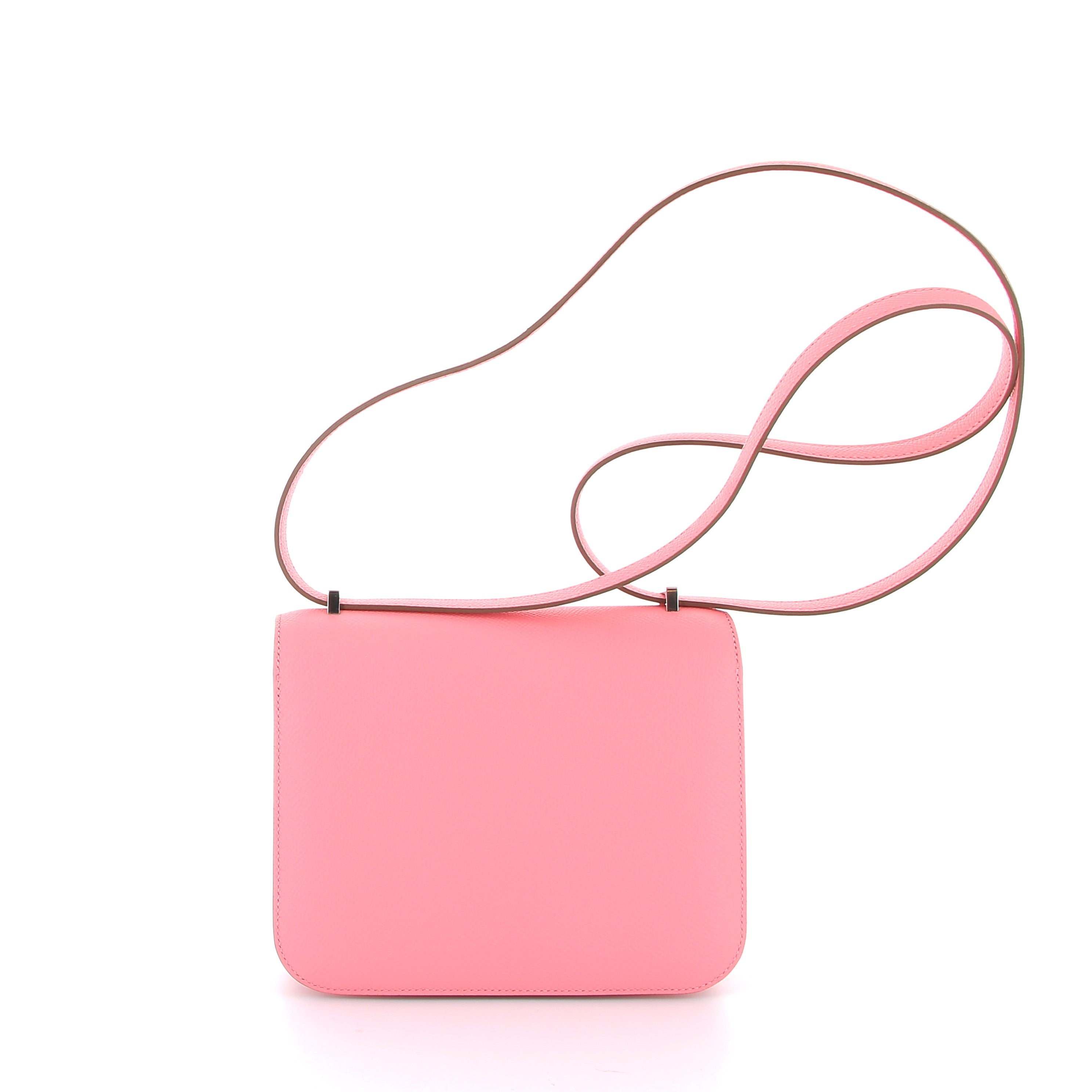 HERMÈS Constance 18 Epsom leather Rose Confetti Palladium hardware