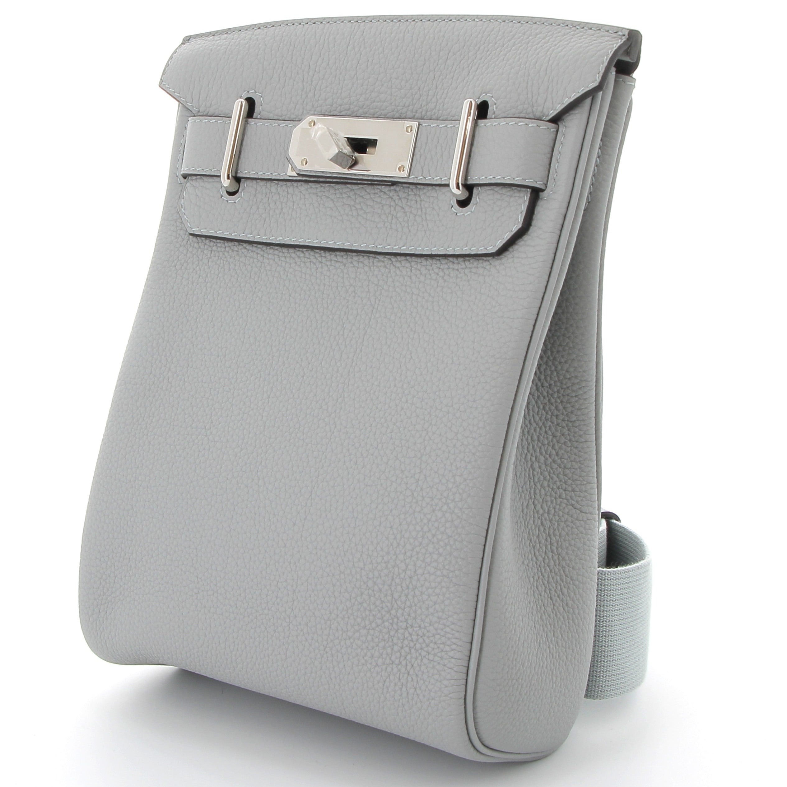 HERMES Hac à Dos Bleu Glacier Togo Leather Palladium Hardware