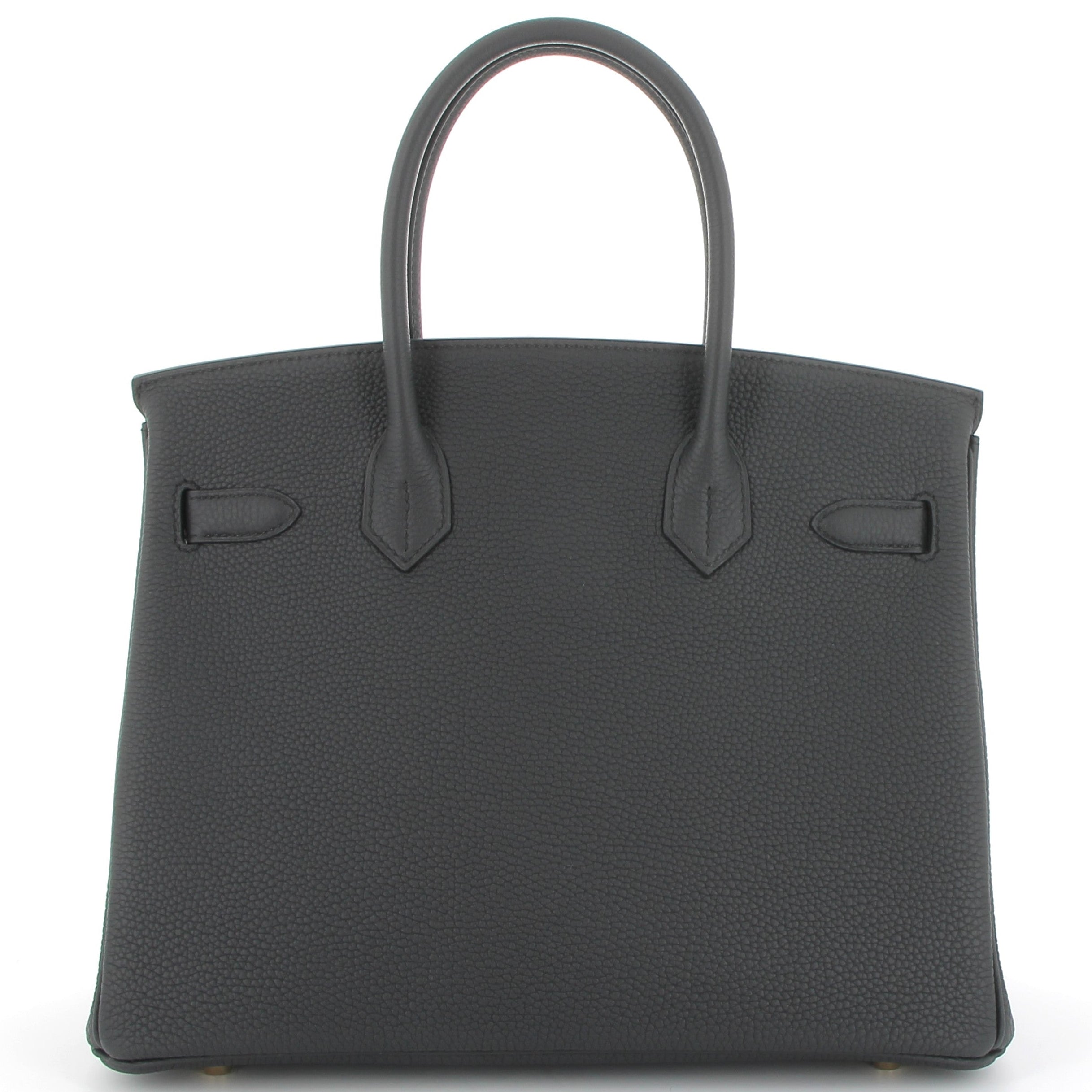 HERMES Birkin 30 Plomb Togo Leather Permabrass Hardware