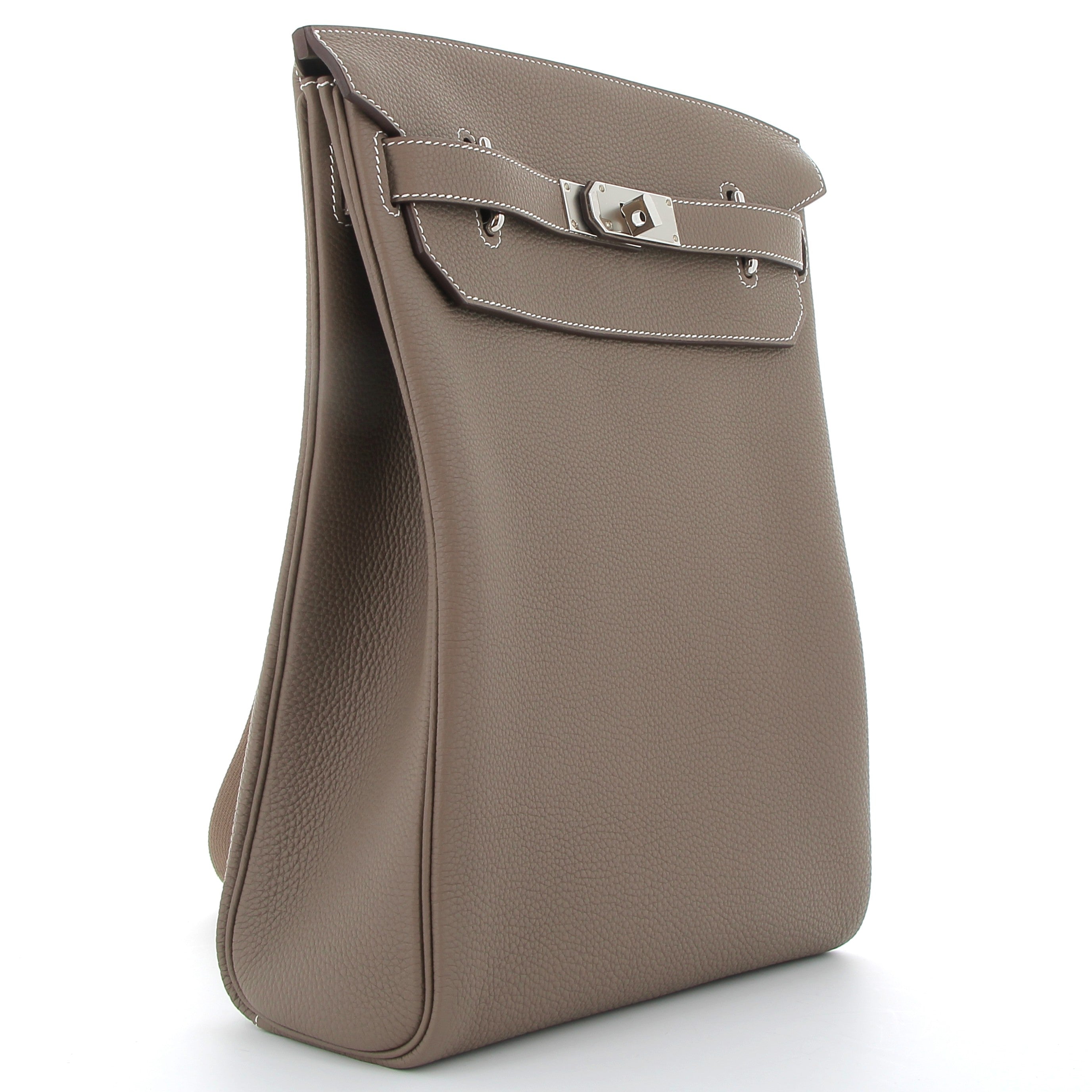 HERMES Hac à Dos Étoupe Togo leather Palladium hardware