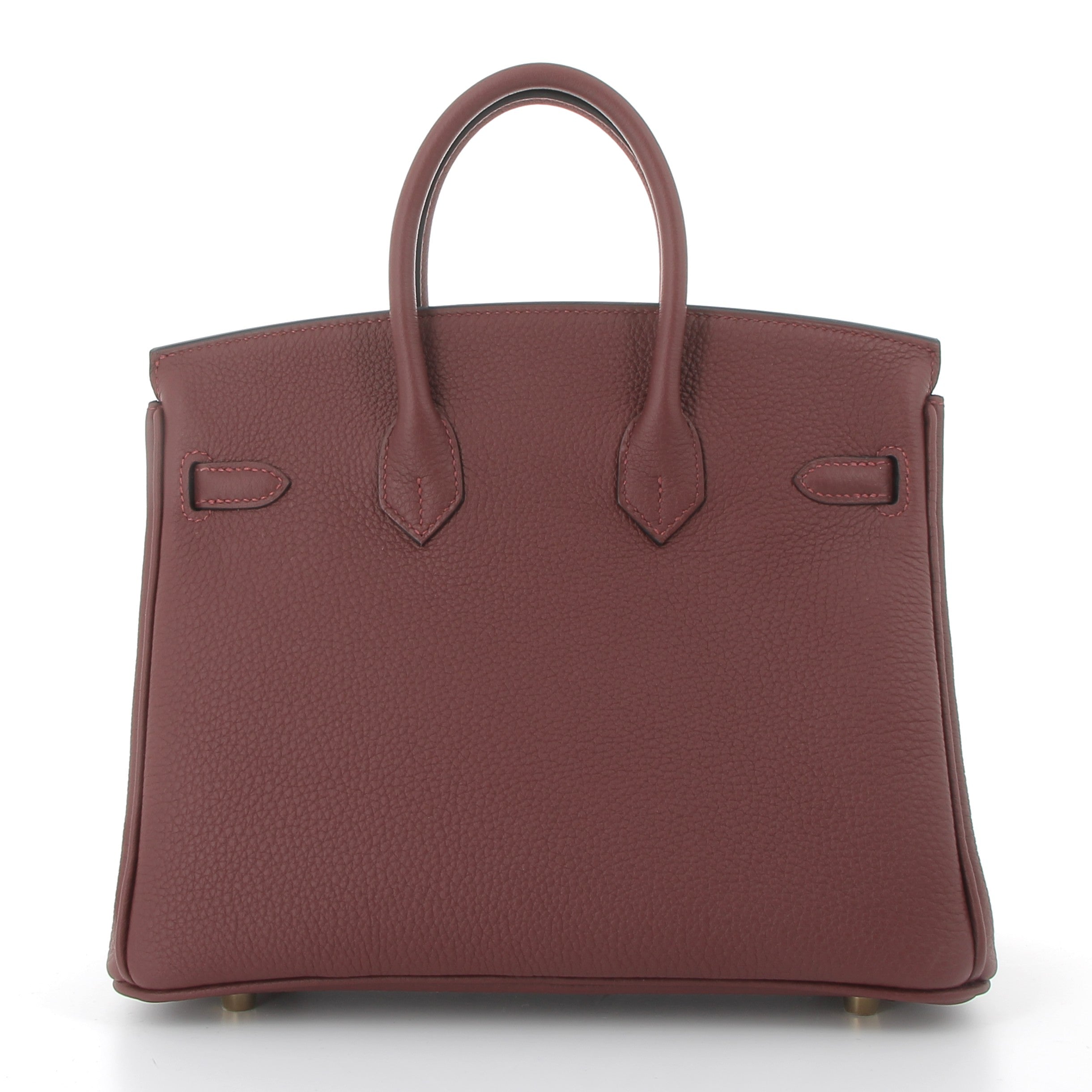 HERMES Birkin 25 Rouge H Togo Leather Gold Hardware