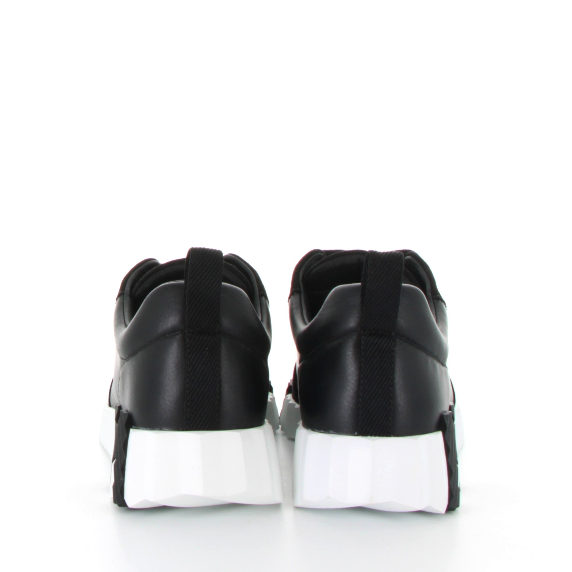 HERMES Bouncing Sneakers Noir Suede Goatskin / Lambskin