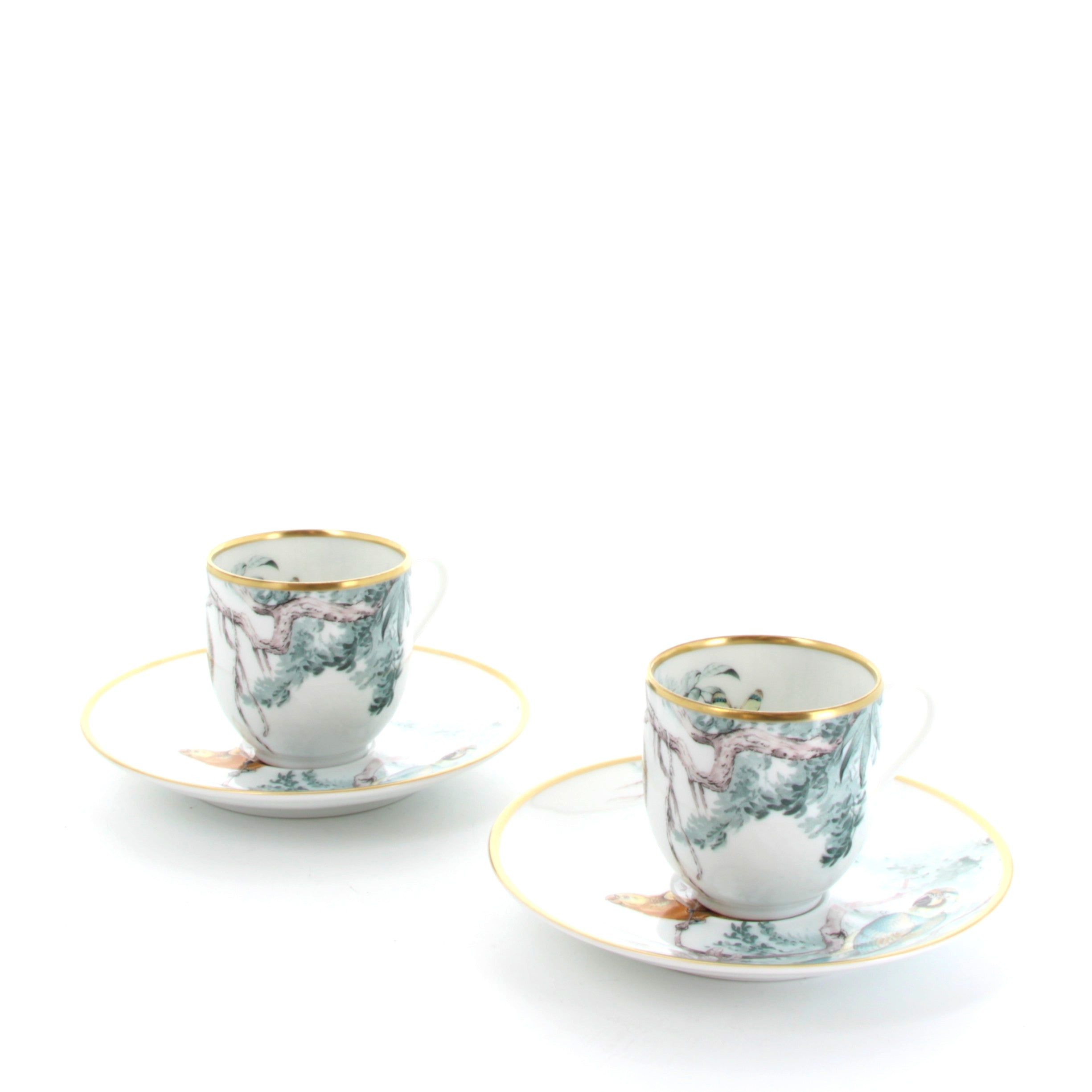 HERMES Coffee Cups & Saucers Carnets D'equateur