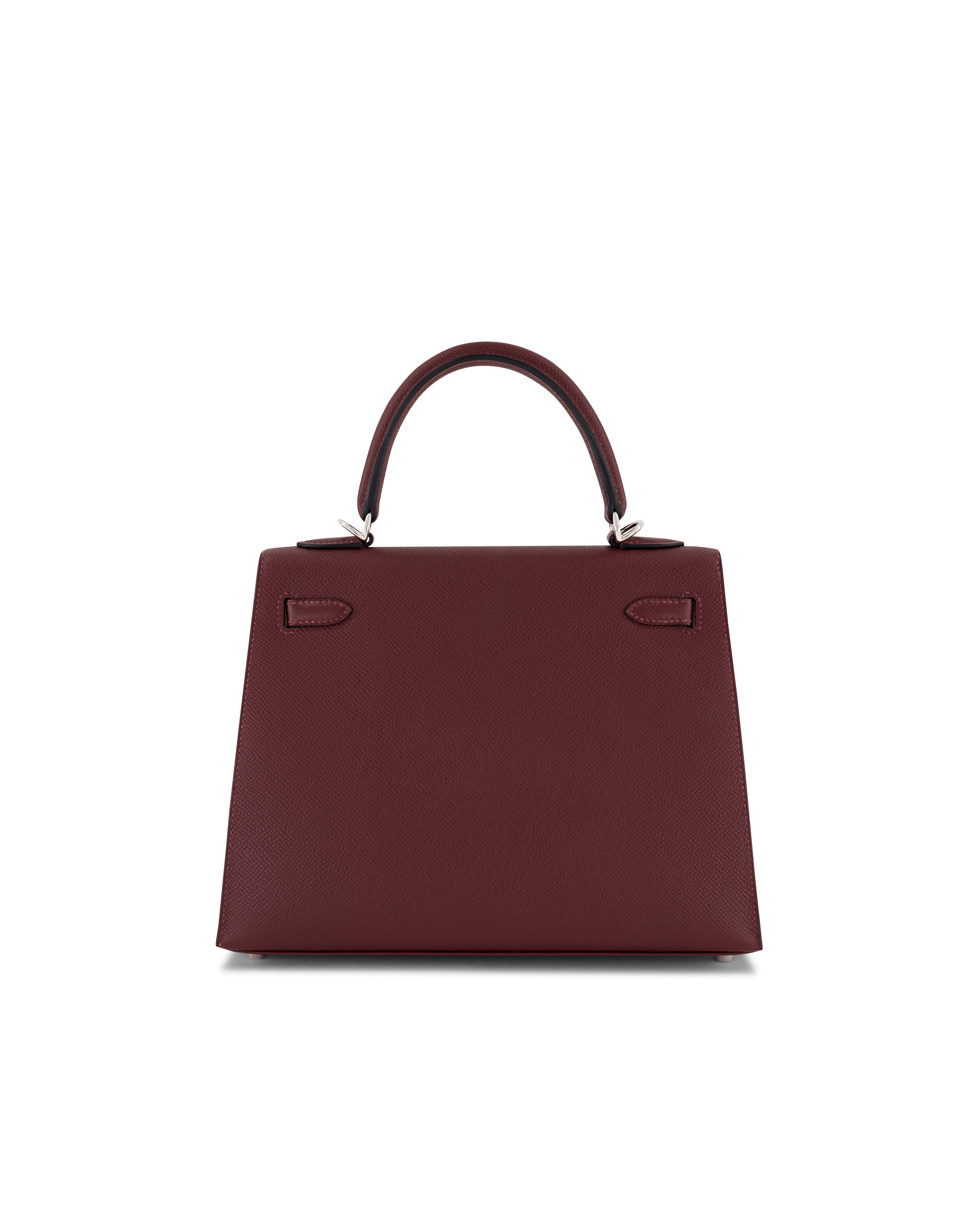 Hermès Kelly 25cm in Rouge H Epsom Leather with Electrum Hardware
