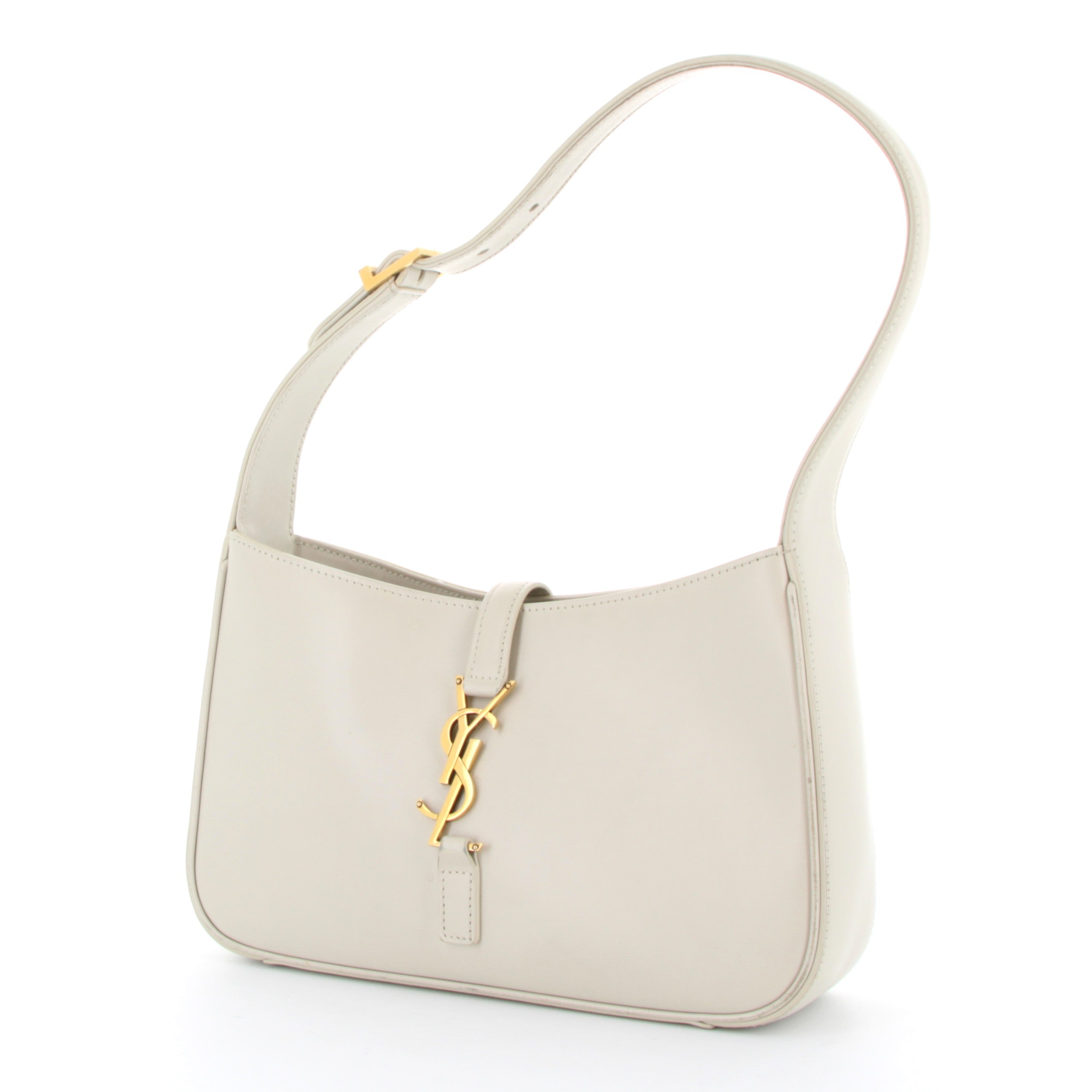 SAINT LAURENT Le 5 A 7 Shoulder bag White Gold Hardware