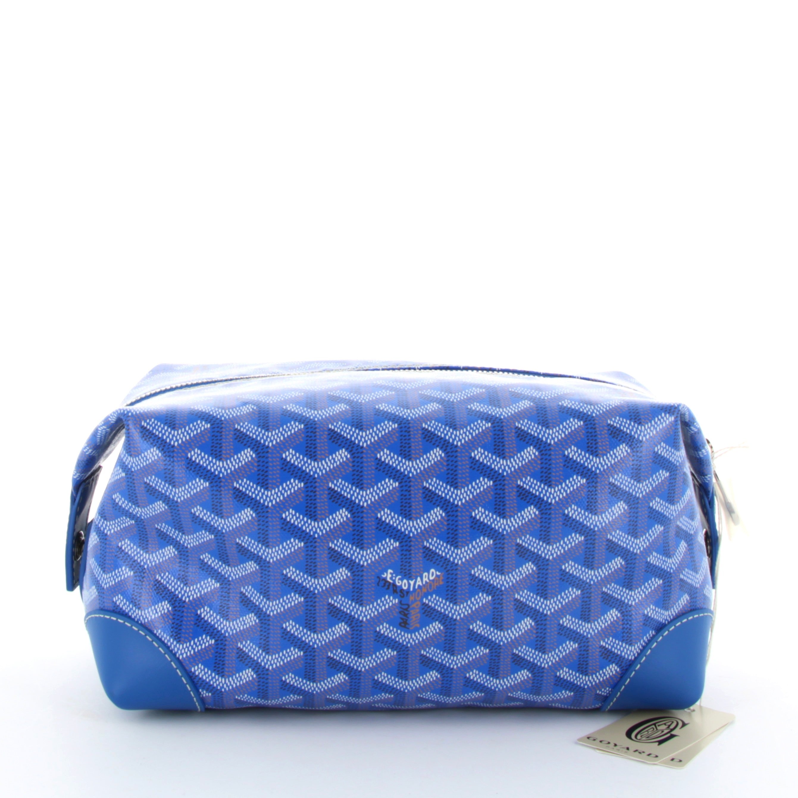 GOYARD Bowling 25 Toiletry Bag Blue