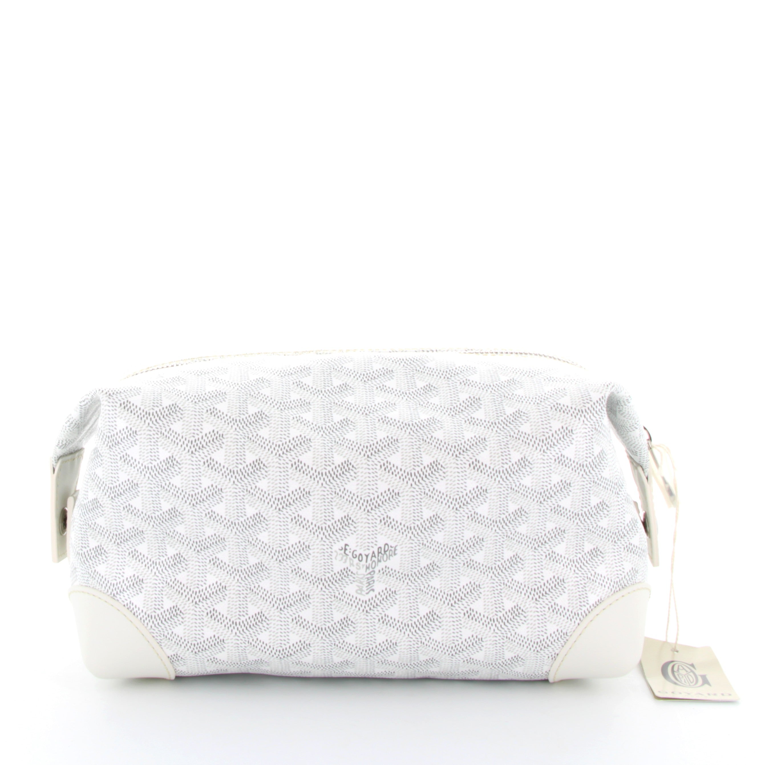 GOYARD Bowling 25 Toiletry Bag Blanc