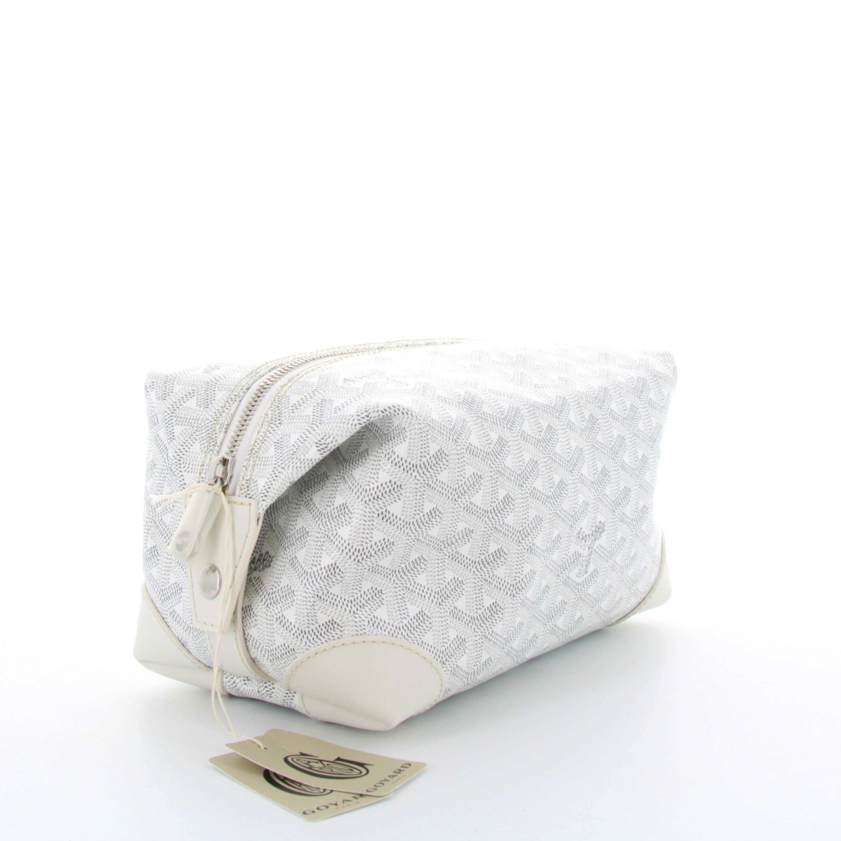 GOYARD Bowling 25 Toiletry Bag Blanc