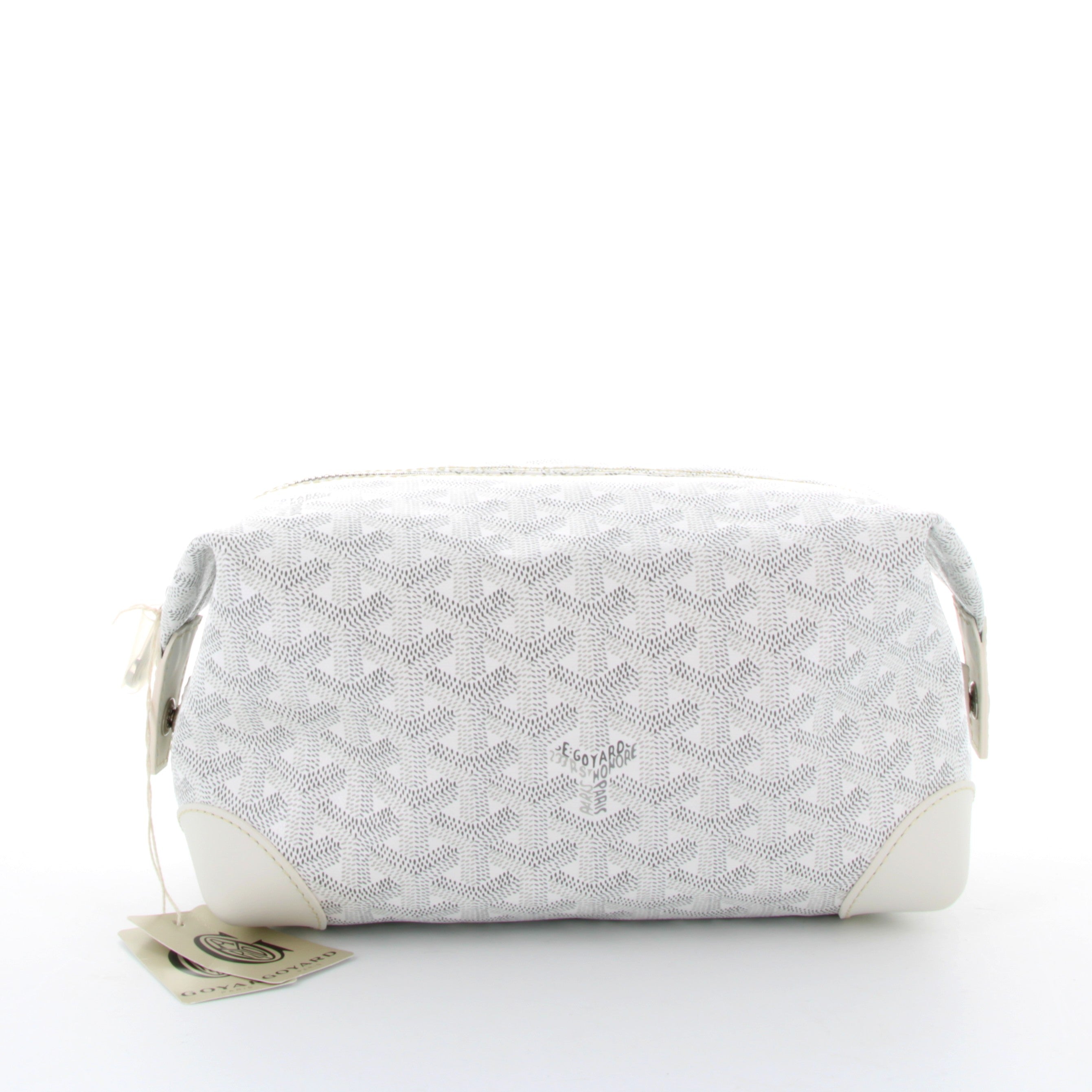 GOYARD Bowling 25 Toiletry Bag Blanc