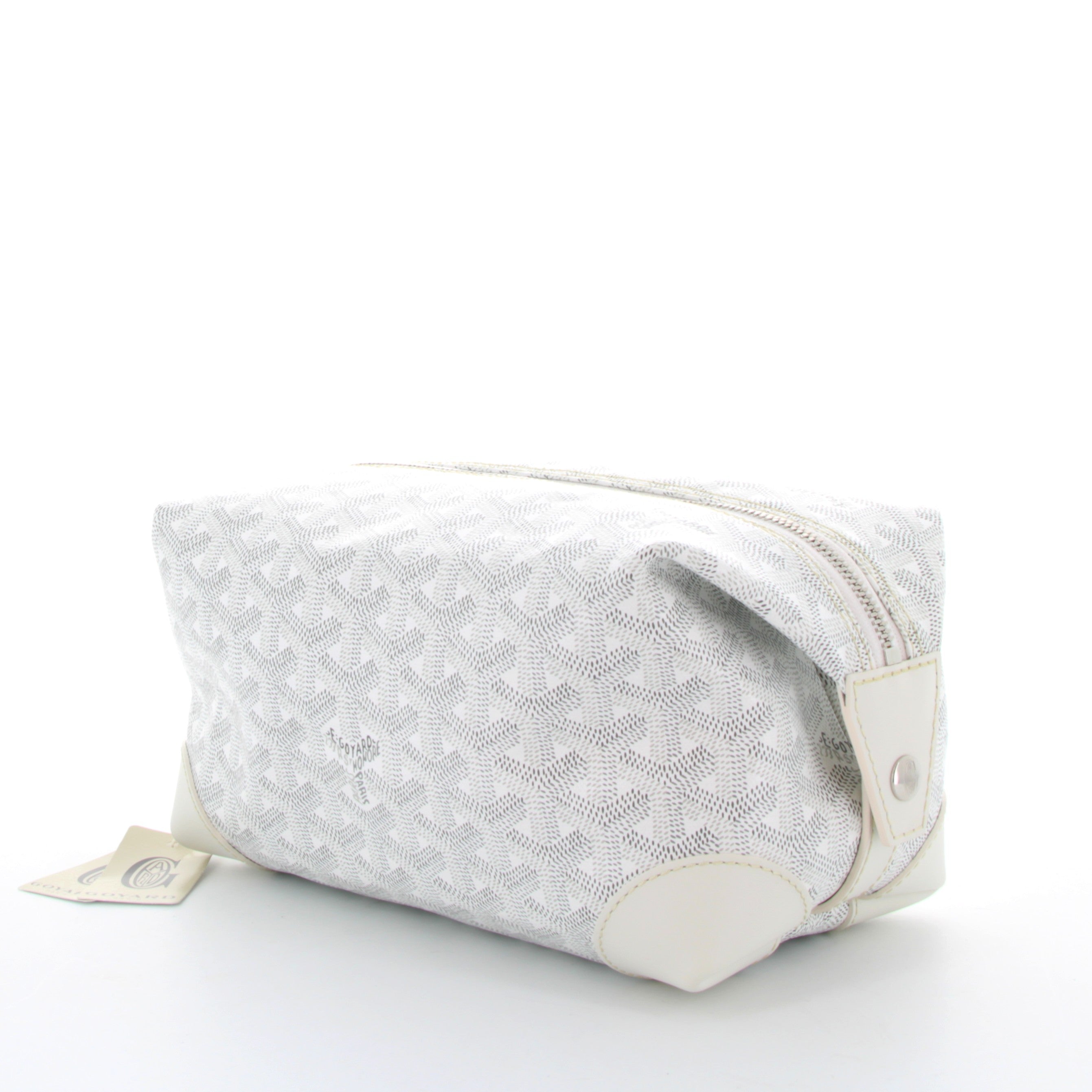 GOYARD Bowling 25 Toiletry Bag Blanc