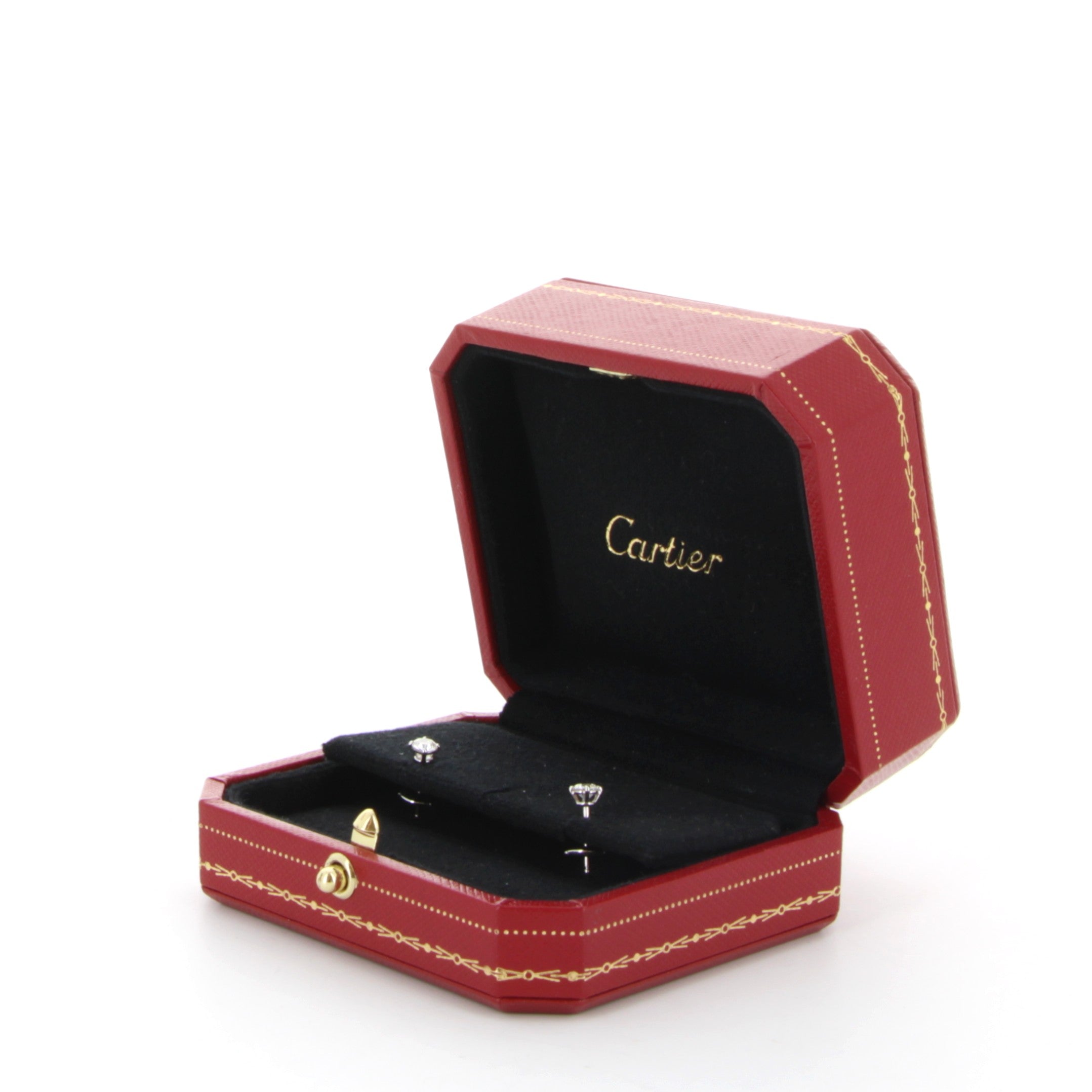 CARTIER Diamond Stud Earrings