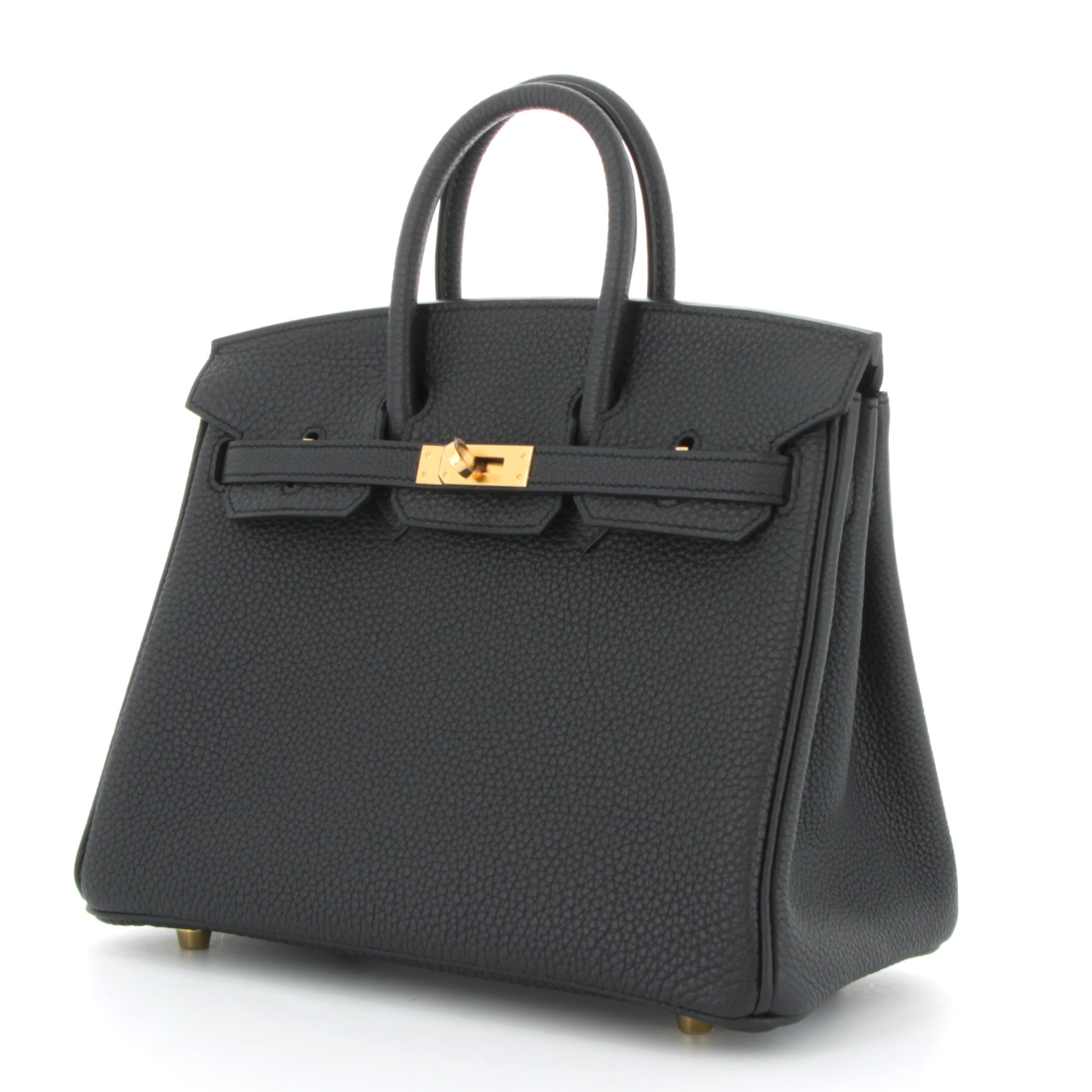 HERMES Birkin 25 Plomb Togo Gold Hardware