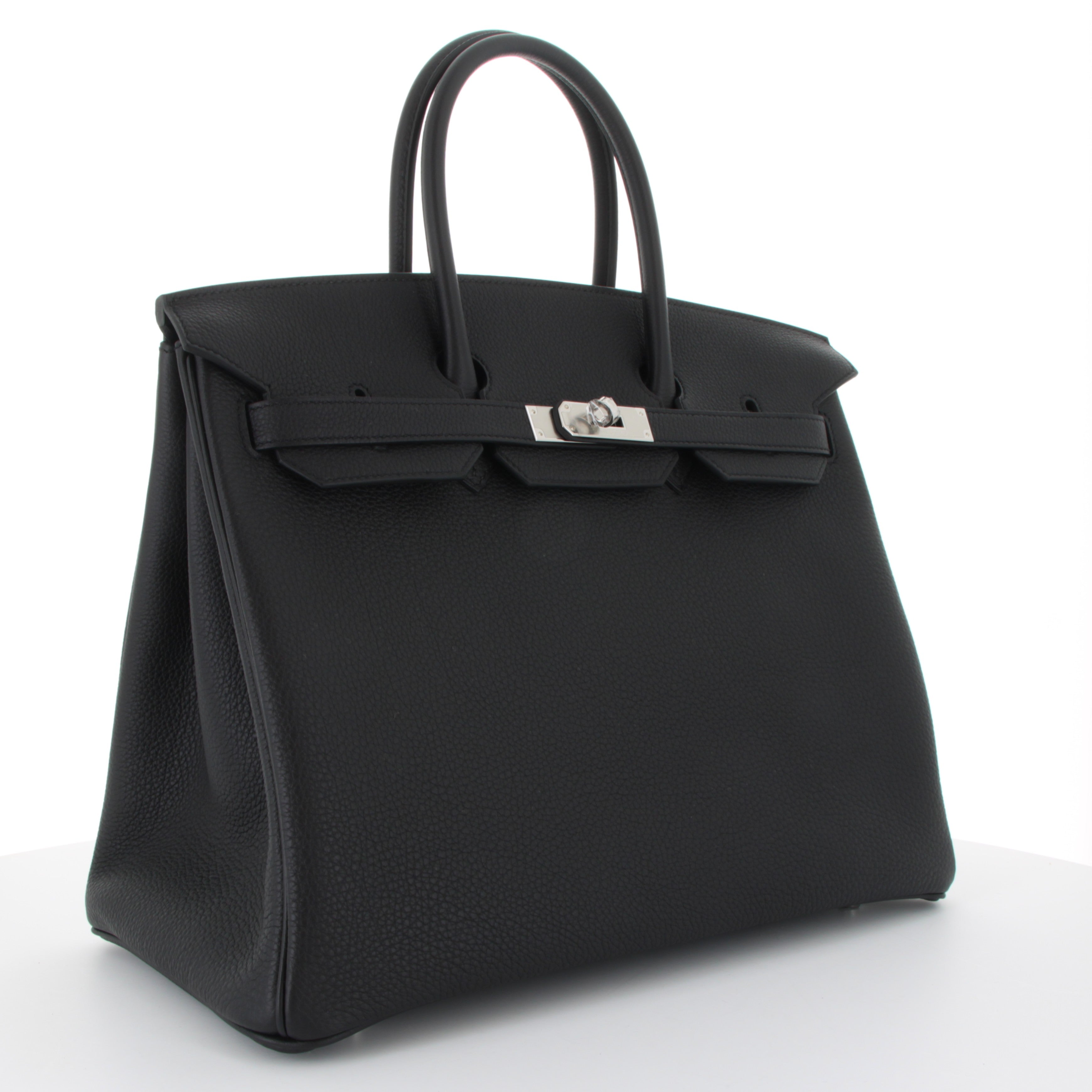 HERMES Birkin 35 Noir Togo Palladium Hardware