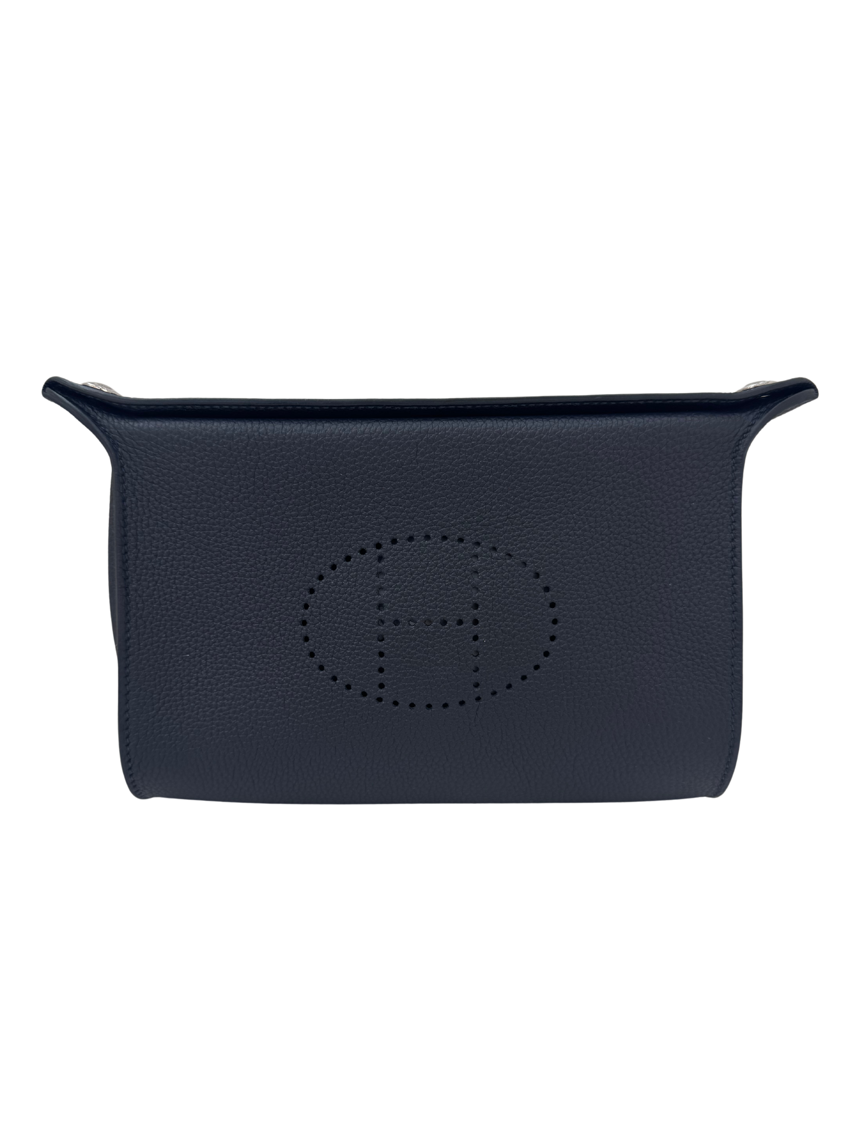 HERMES VidePoches Caban Togo Leather Palladium Hardware