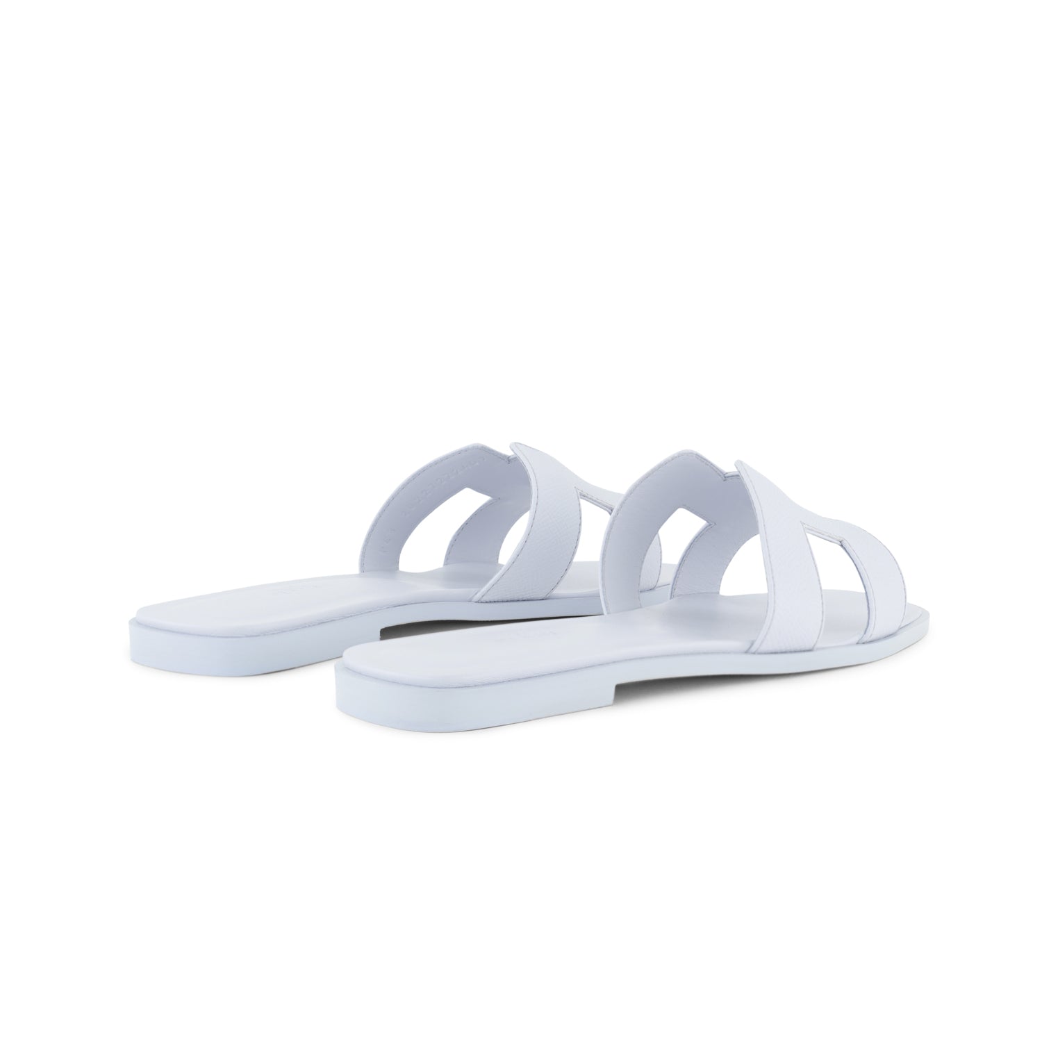 HERMÈS Oran Bleu Glacier Epsom leather